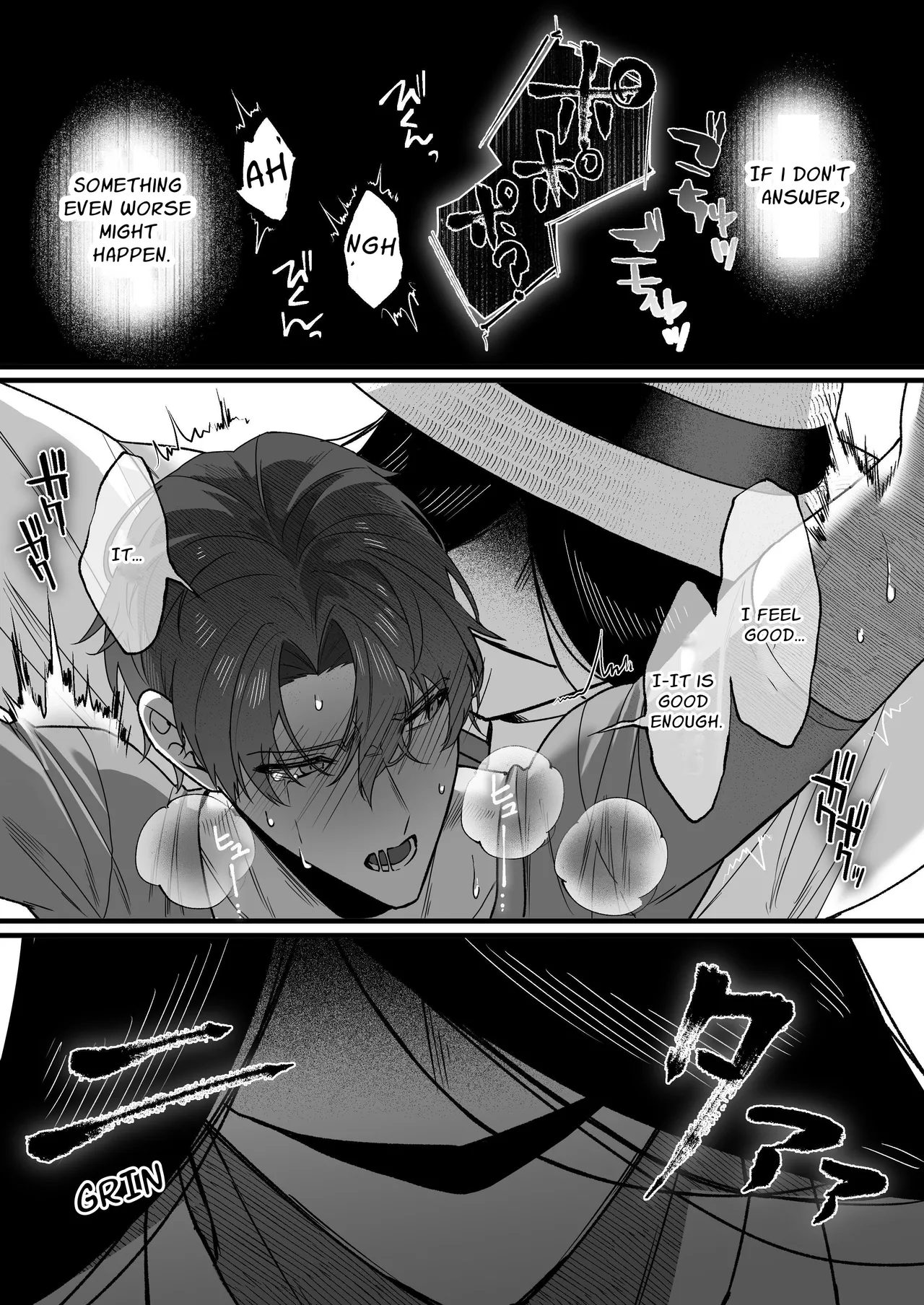 Hasshaku-sama Forcibly Inseminates Cuntboy - Page 38
