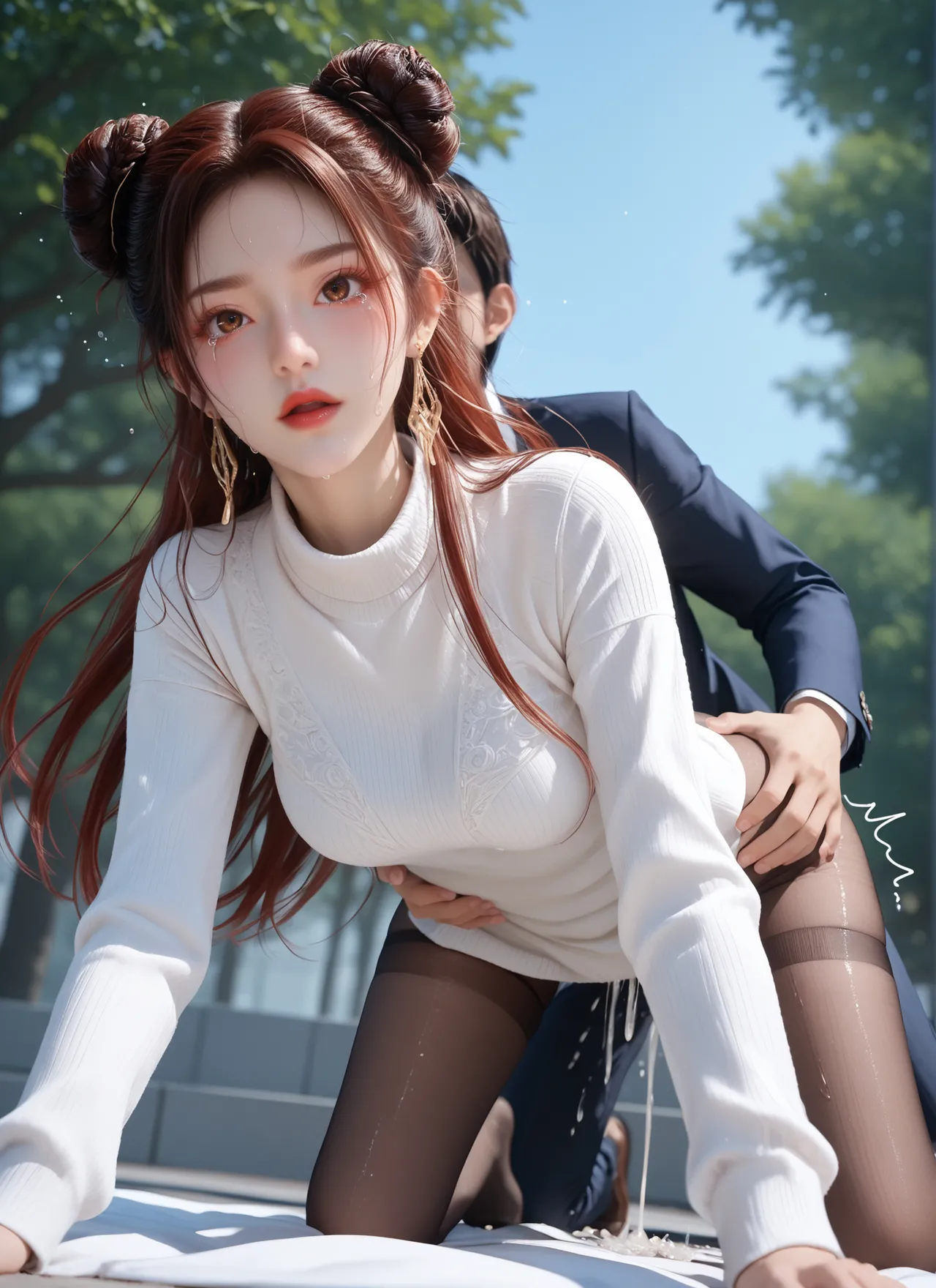 绝世唐门马小桃纯欲 page 60 - hair buns ai generated hentai manga - read online free