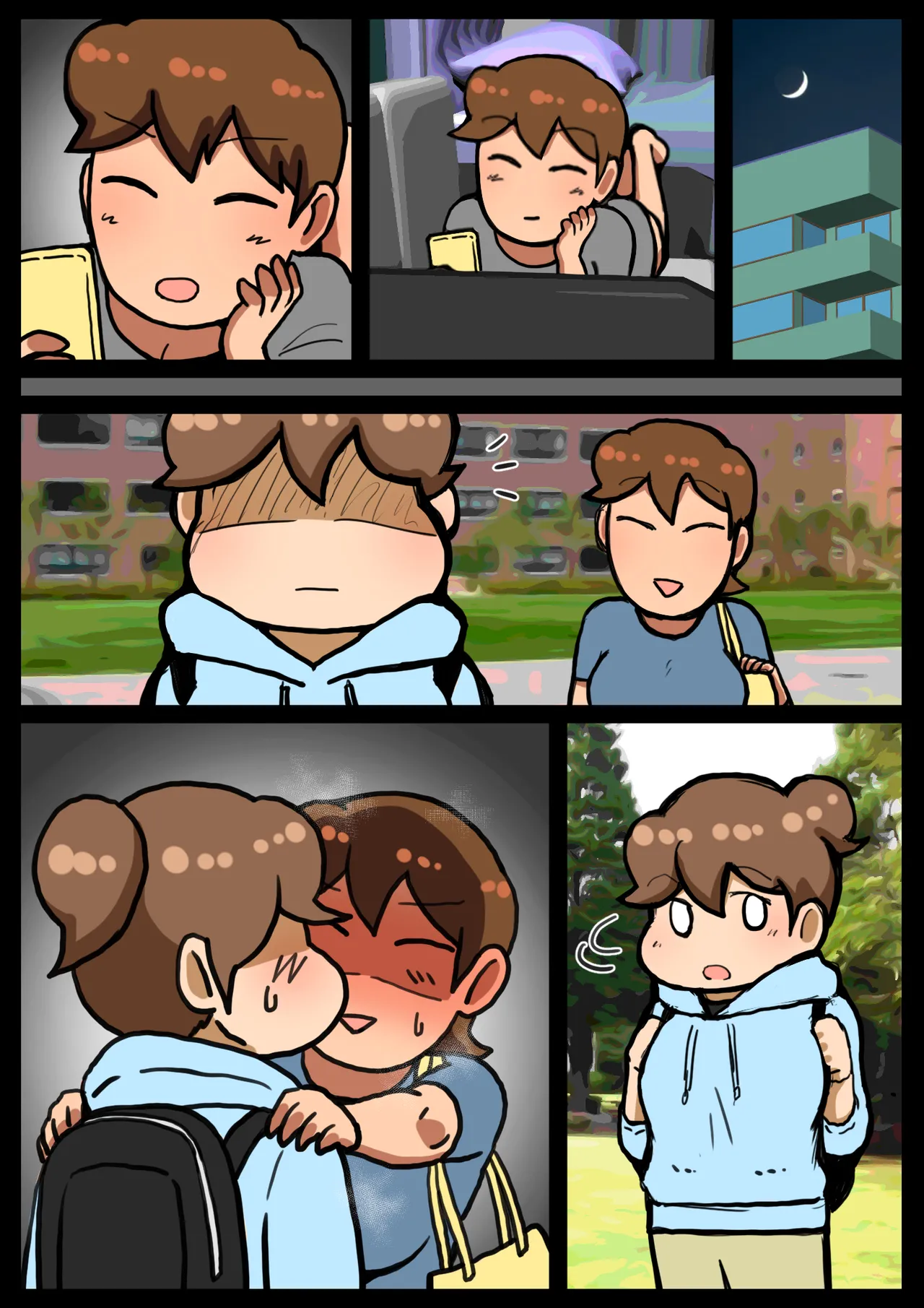 Netorare o Shitta Rio ga Koukishin de Jibun no Kareshi o Yuujin to Yarasete Koufun suru Hanashi page 13 atashinchi parody - big breasts group hentai manga - read online free