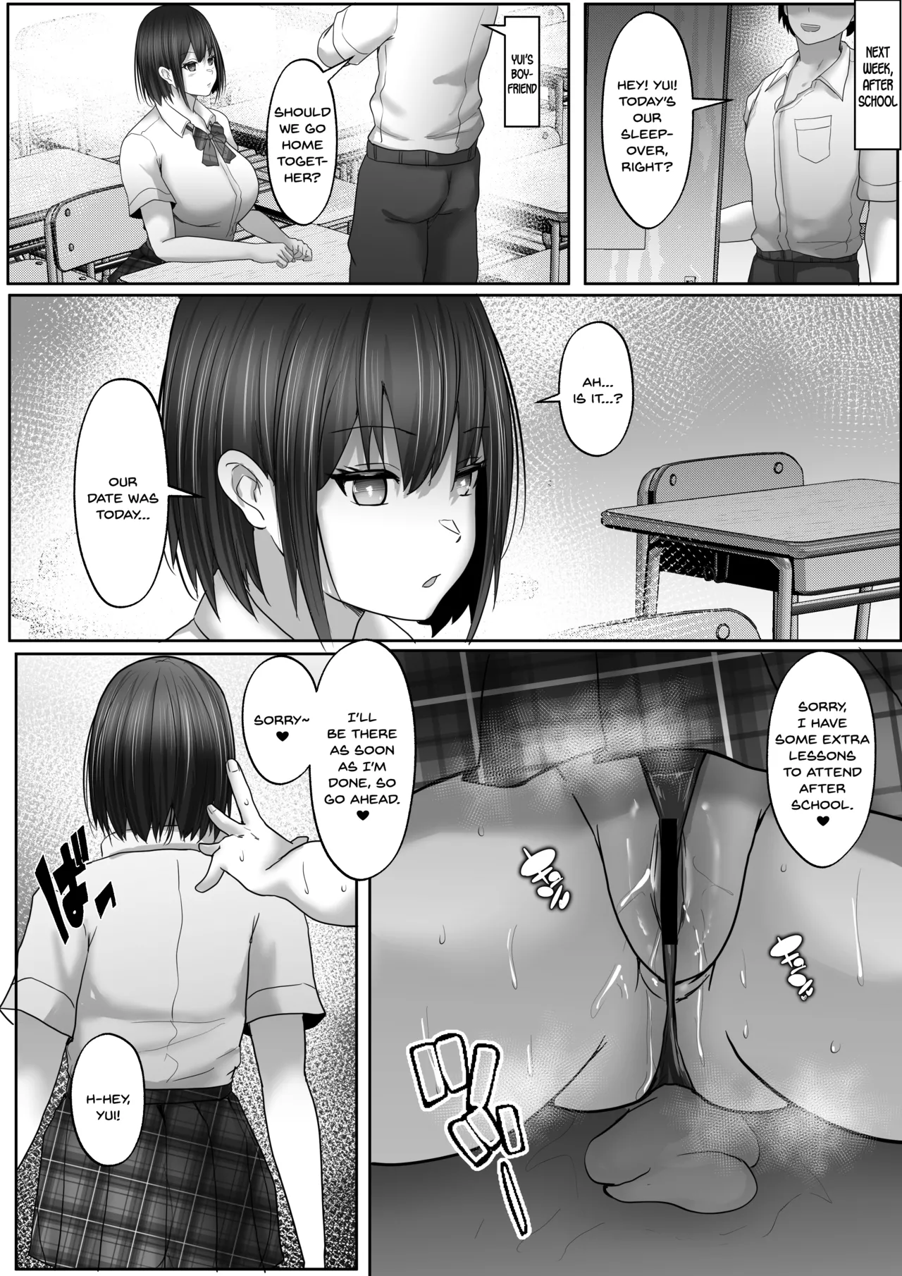 Sex Hijoukin Koushi 1 Kareshi Hitosuji datta Kyonyuu Joshikousei o Kokoro made Netotte Nakadashi! page 67 original parody - sole male nakadashi hentai manga - read online free