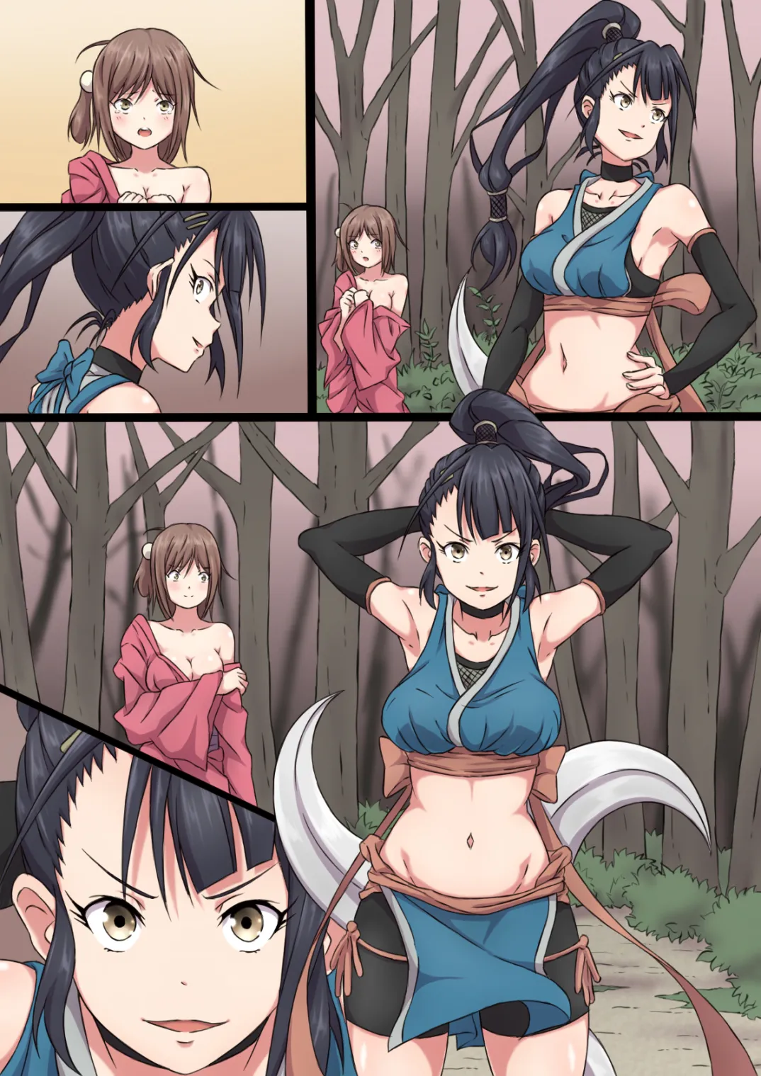 Kunoichi Ayame's Defeat page 53 - monster kunoichi hentai manga - read online free