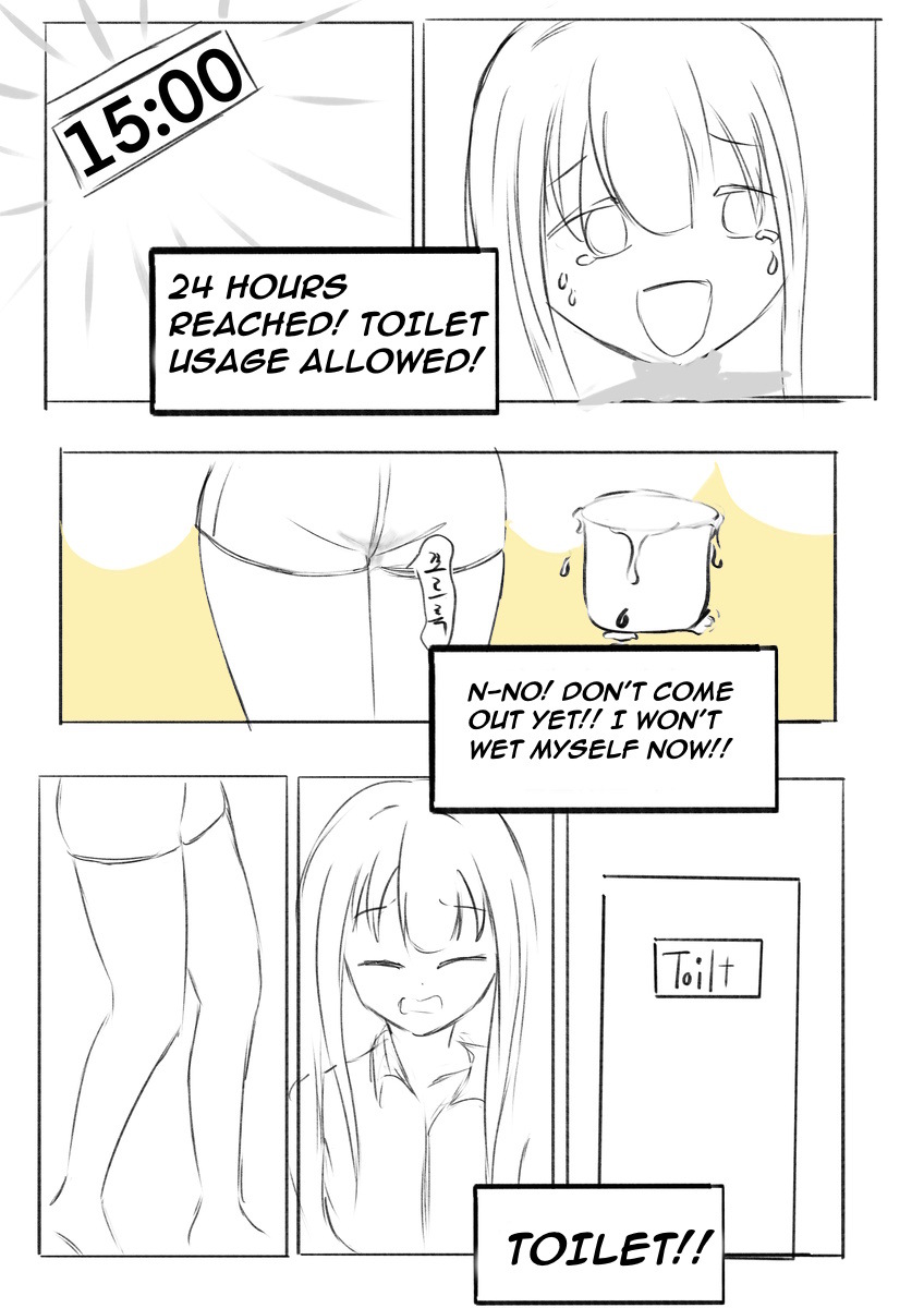 A girl who is going to hold her pee for 24 hours page 14 original parody - humiliation urination hentai manga - read online free