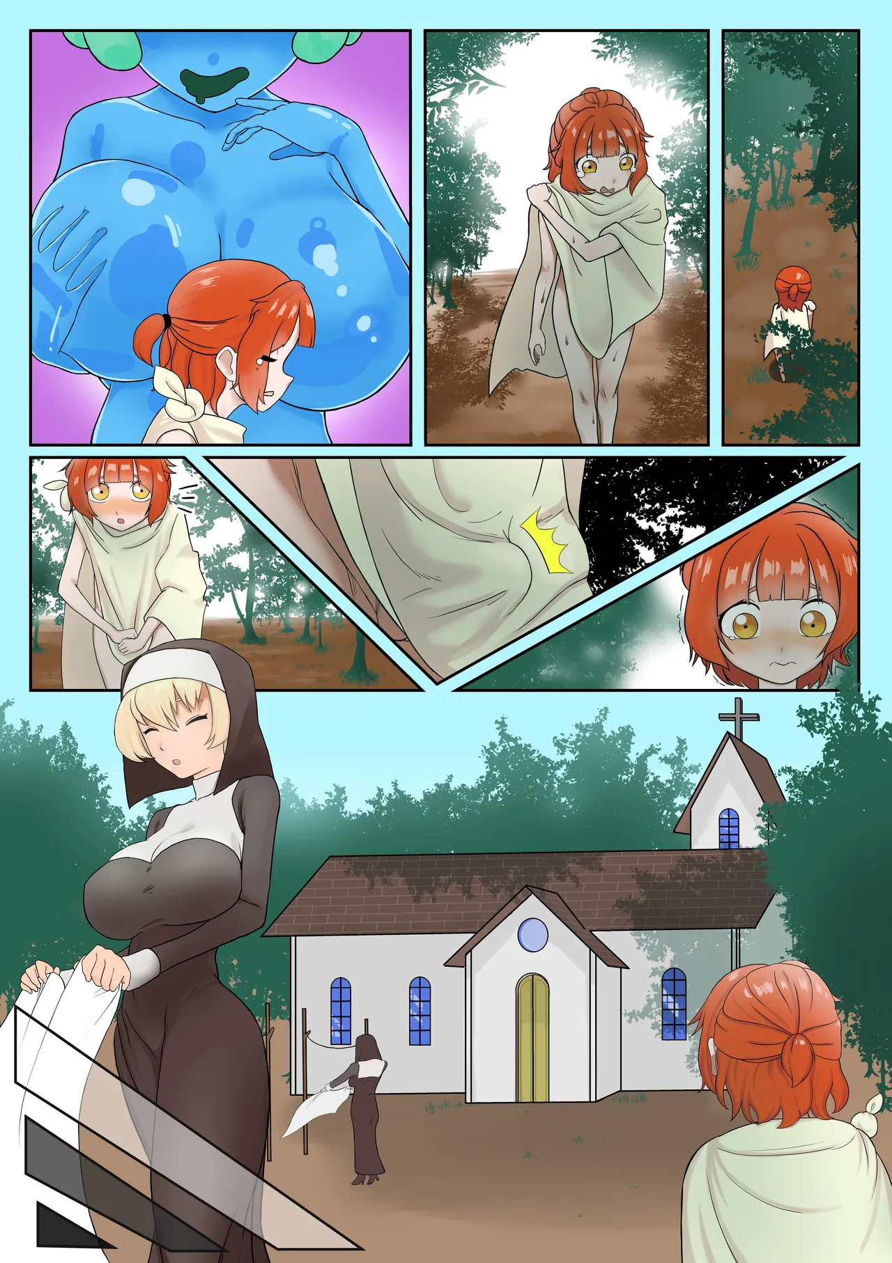 A Monster Swarm Has Appeared page 28 - full color big breasts hentai manga - read online free