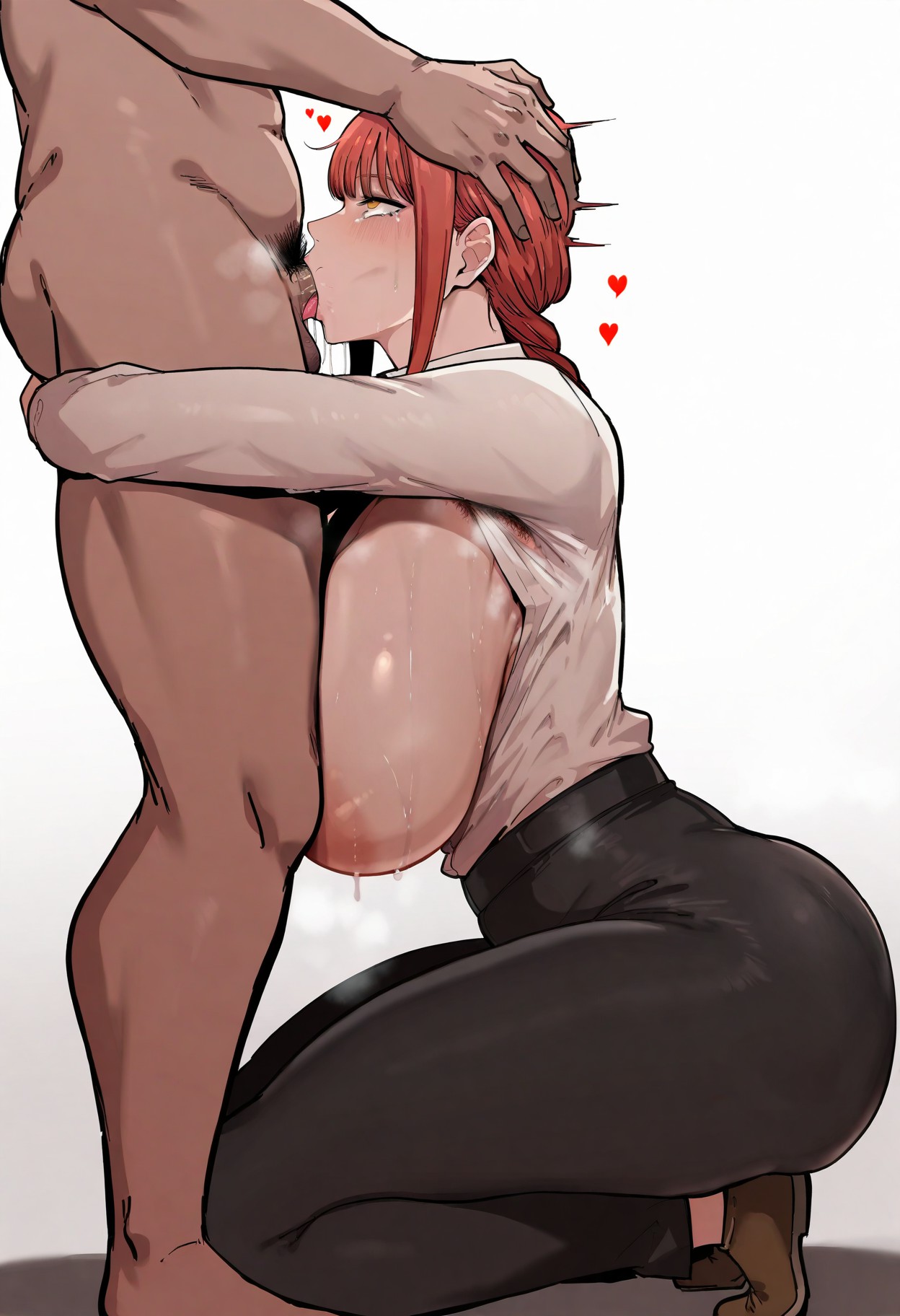 makima page 9 featuring makima chainsaw man parody - big breasts ahegao hentai manga - read online free