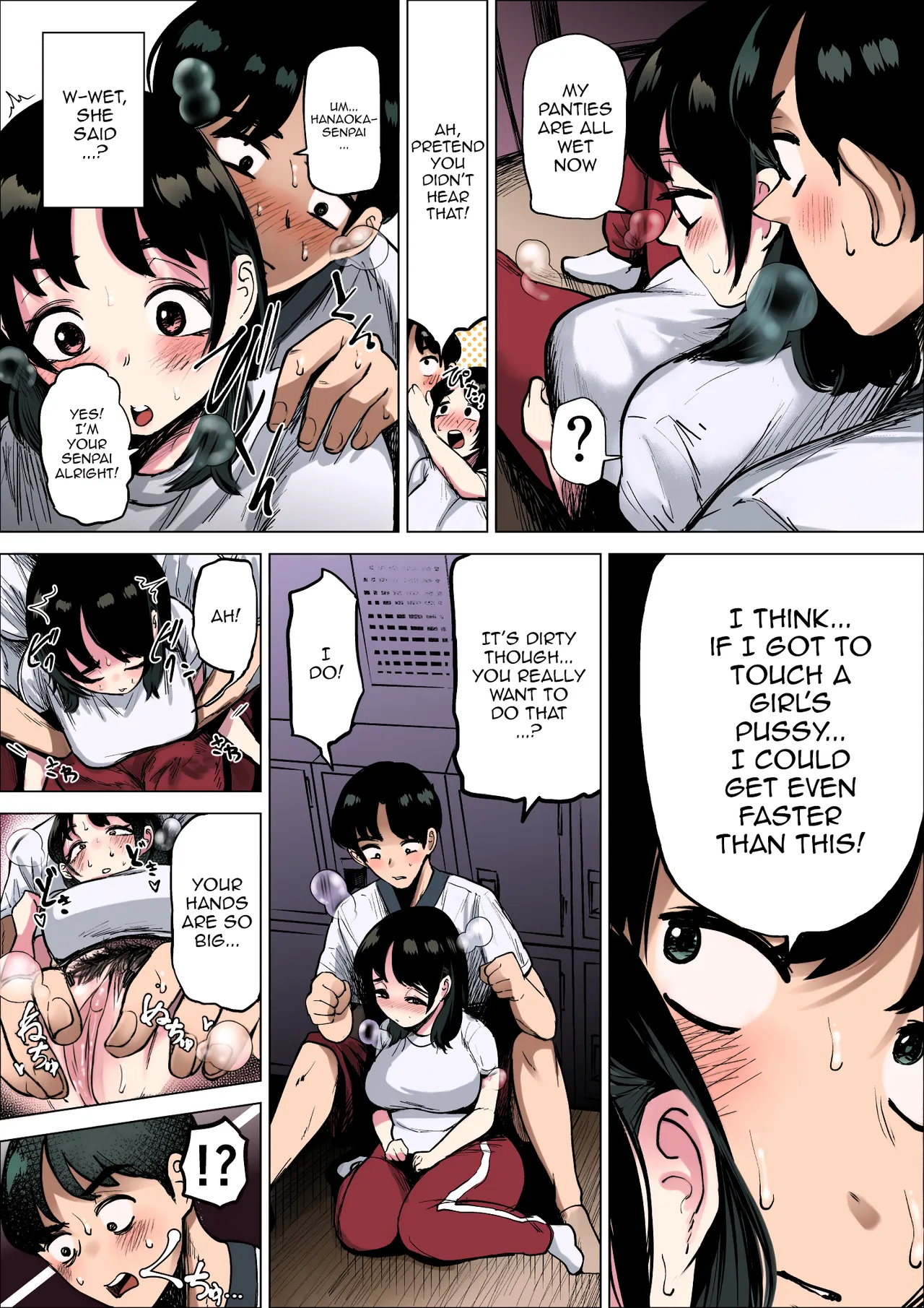 Hayaku Hashiru Tame nara Nandemo Shite Kureru Rikujoubu no Manager | The Track And Field Club Manager Lets Me Do Whatever I Want To Her If It Makes Me Run Faster page 14 original parody - sweating big breasts hentai manga - read online free