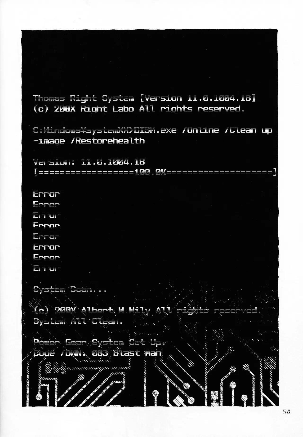 SHOCK!! page 53 featuring blast man megaman parody - robot dark skin hentai manga - read online free