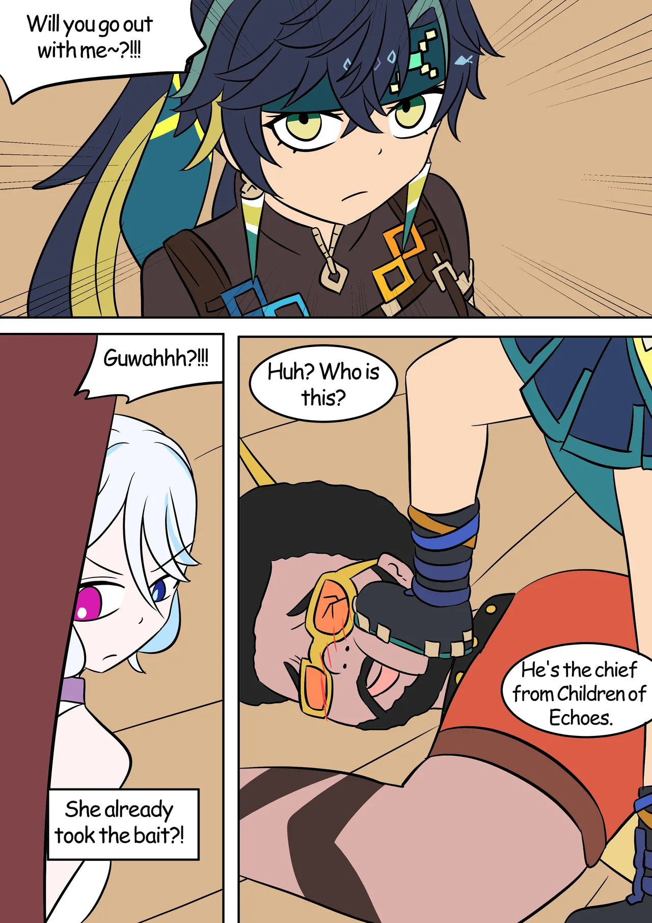 Into the Abyss page 20 featuring lumine genshin impact parody - futanari body swap hentai manga - read online free