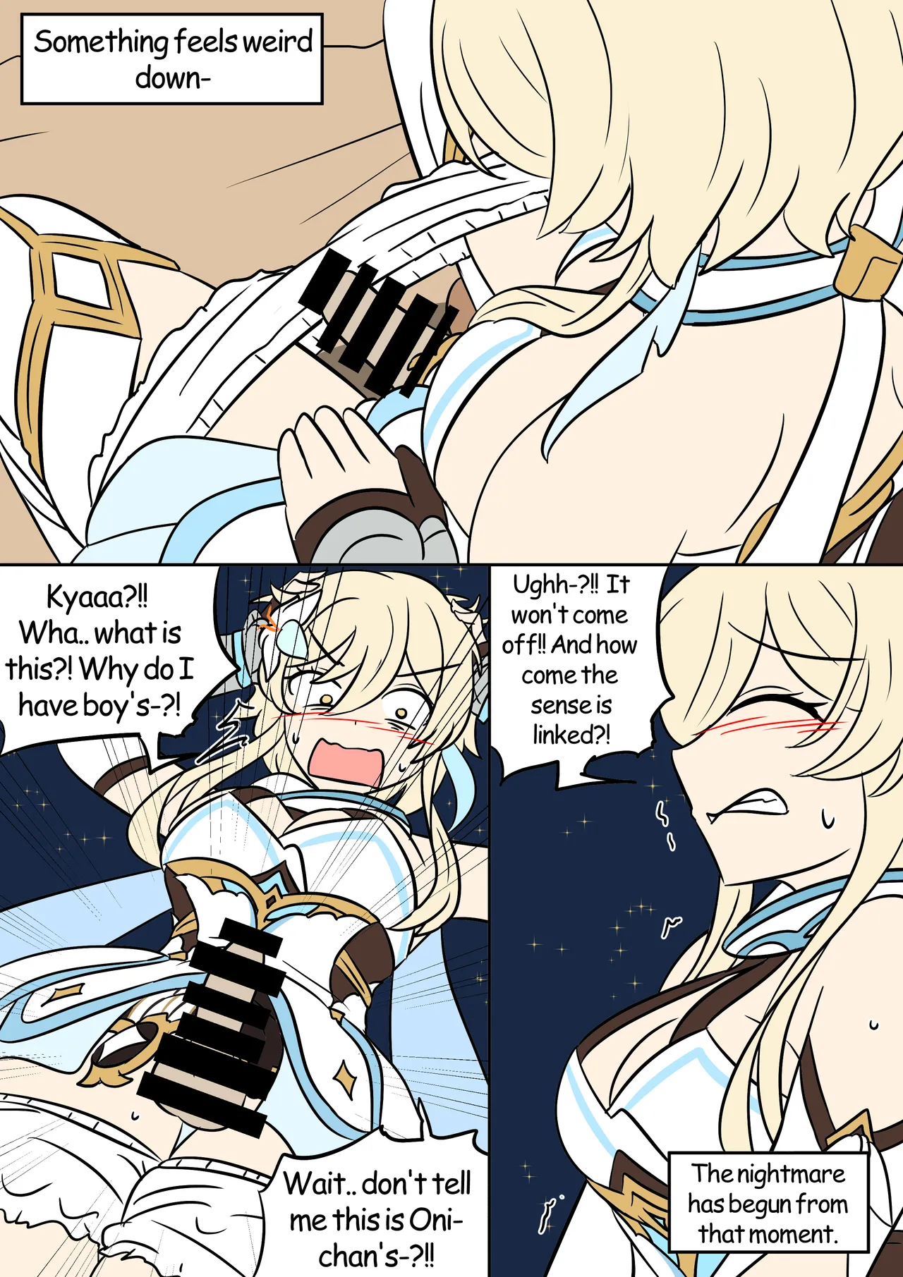 Into the Abyss page 27 featuring lumine genshin impact parody - futanari body swap hentai manga - read online free