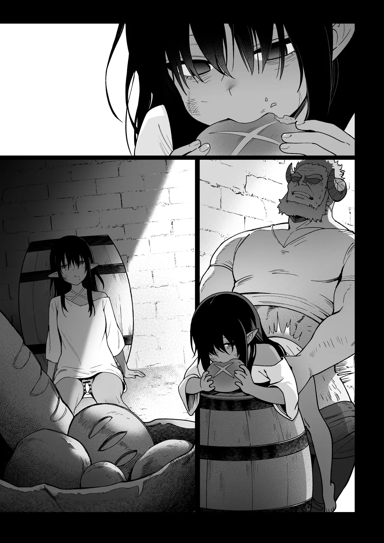 [Master of Tea & Chaos Studio (Sencha Bashira, Mugicha Bashira)] Yosei Shoukan 3-goushitsu Lacy ~Kasshoku Hada Elf o Shimei Shita Dotei Orc~ 1 page 30 original parody - elf virginity hentai manga - read online free