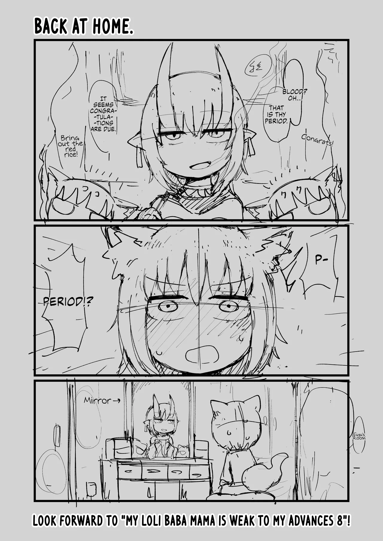 Page 56 of Loli Baba Okaa-san wa Oshi ni Yowai 7 | My Loli Baba Mama is Weak to my Advances 7