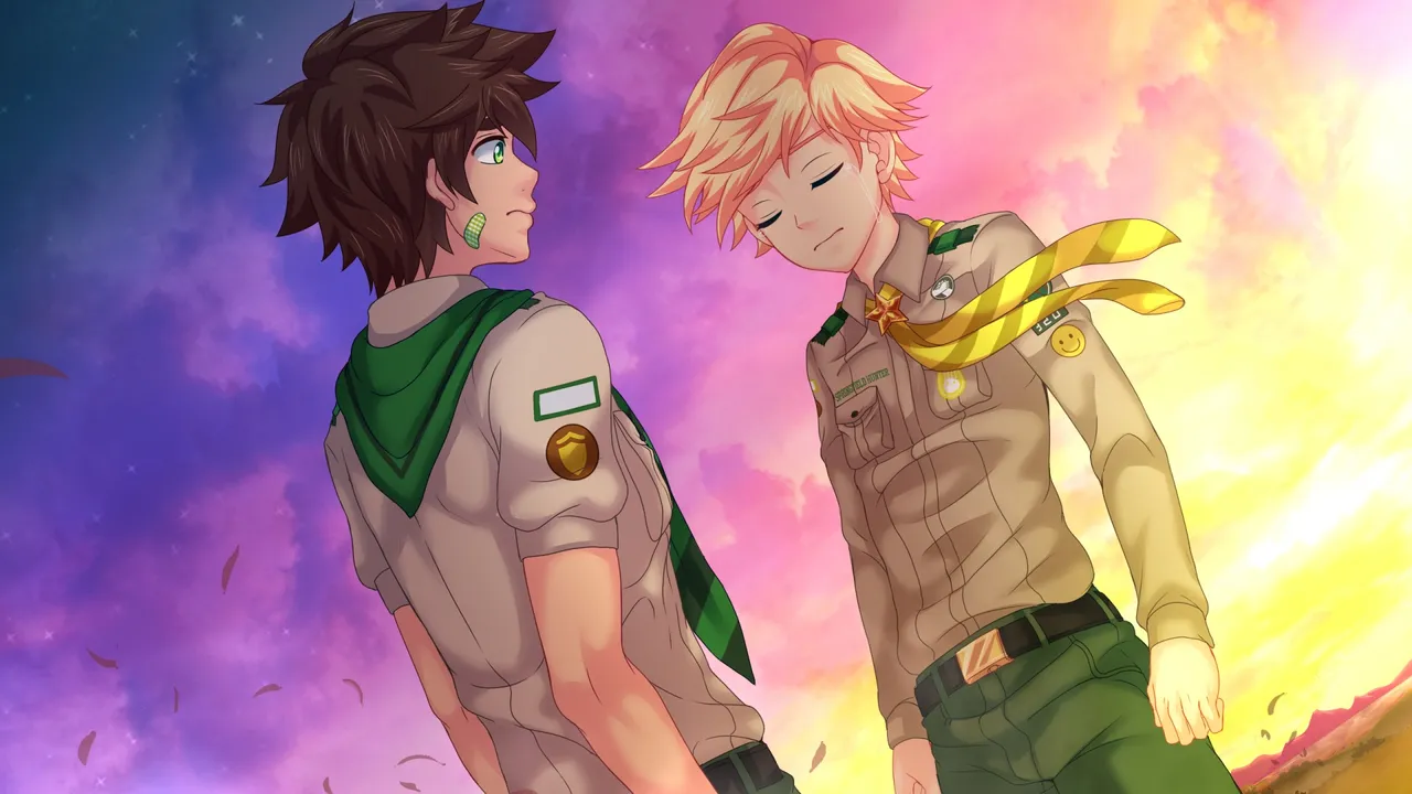 Camp Buddy hunter CGs page 149 featuring keitaro nagame camp buddy parody - uncensored muscle hentai manga - read online free