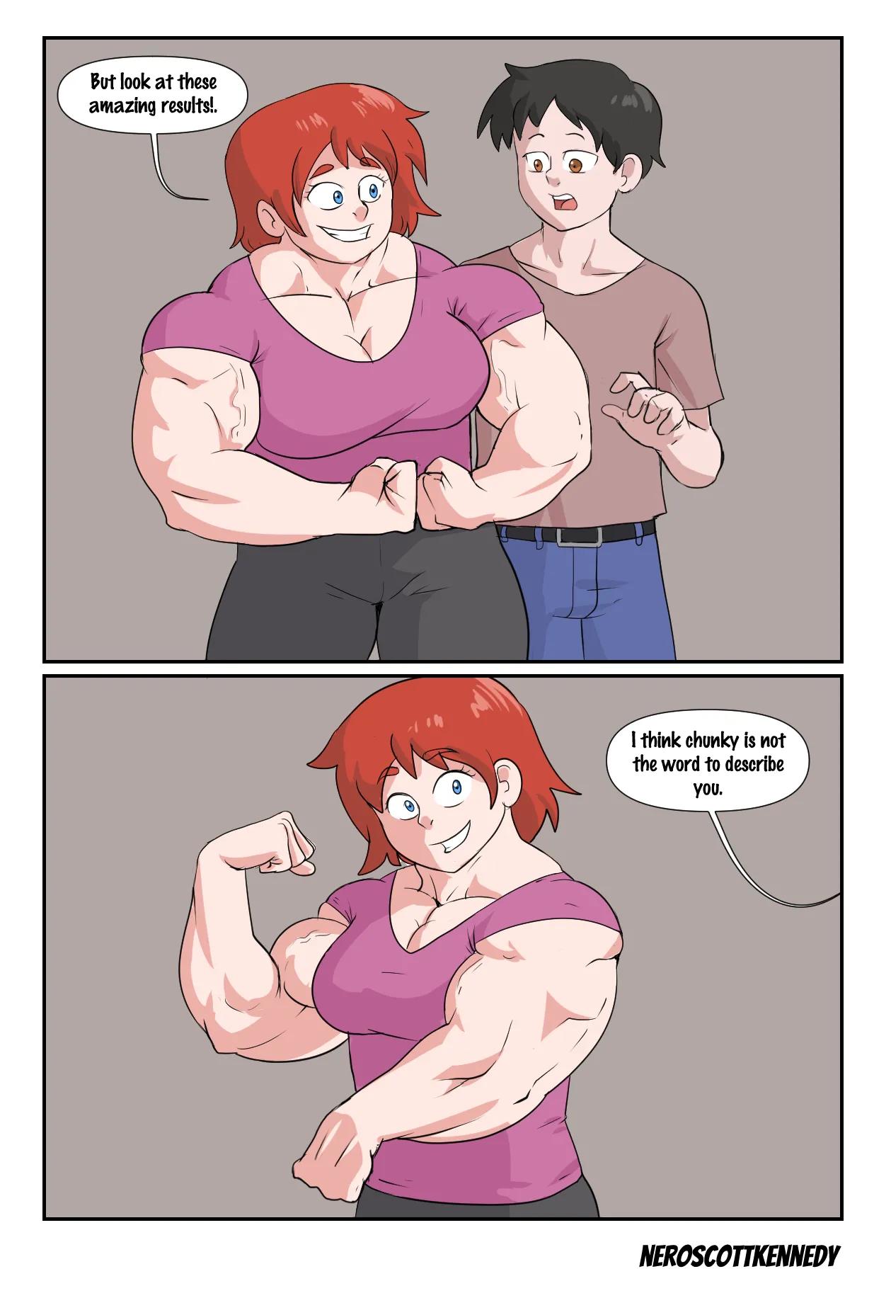 Passionate Growth page 16 - muscle western non-h hentai manga - read online free