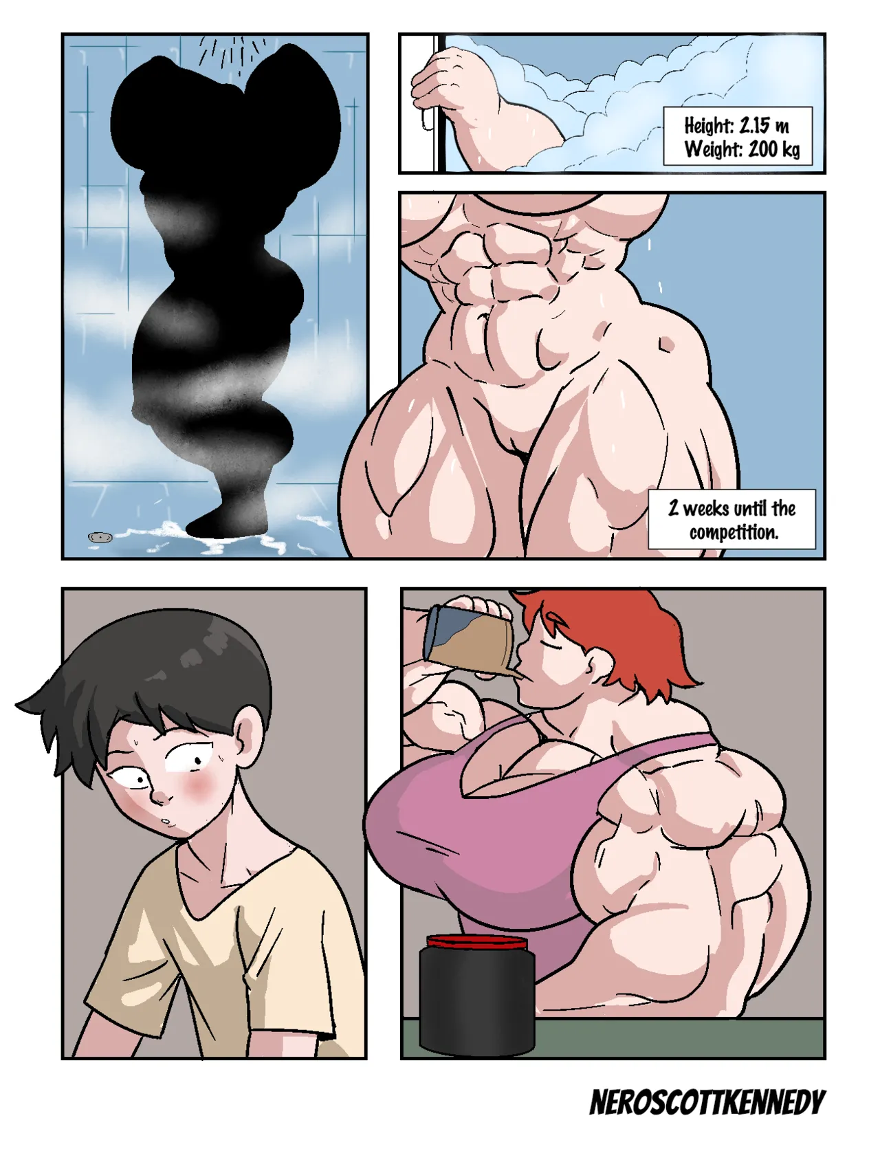 Passionate Growth page 33 - muscle western non-h hentai manga - read online free