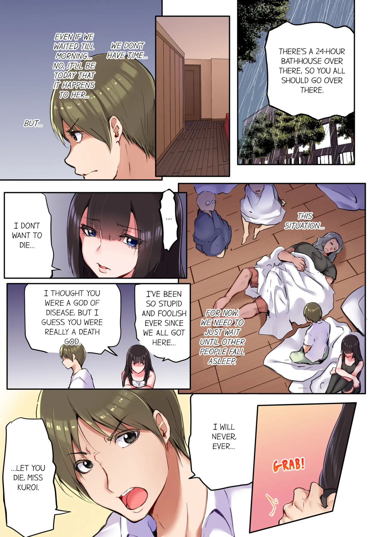 That Won't Fit...! All Night Sex with the Biggest Cock Vol.1-5 page 156 - mmf threesome group hentai manga - read online free