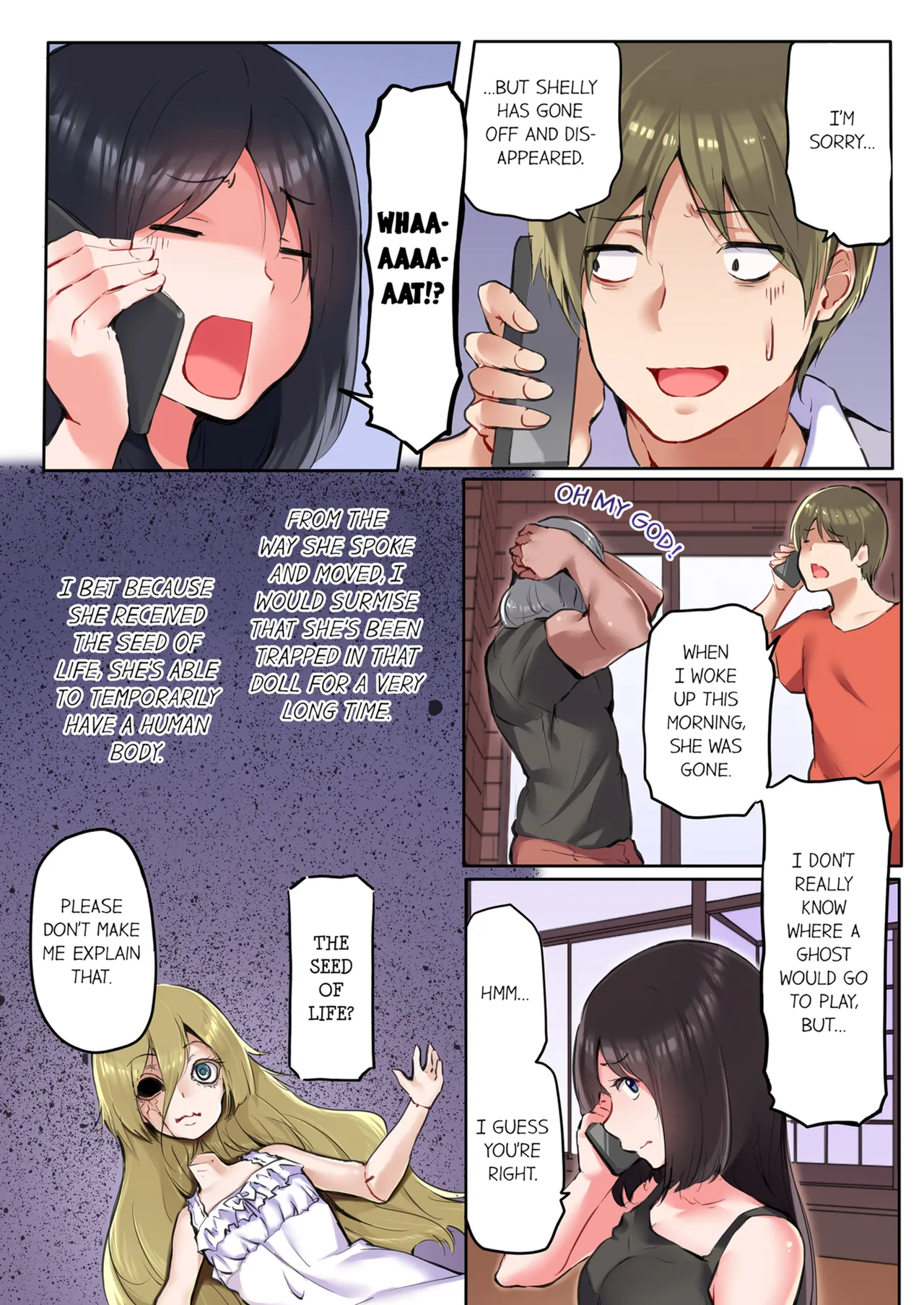 That Won't Fit...! All Night Sex with the Biggest Cock Vol.1-5 page 175 - mmf threesome group hentai manga - read online free