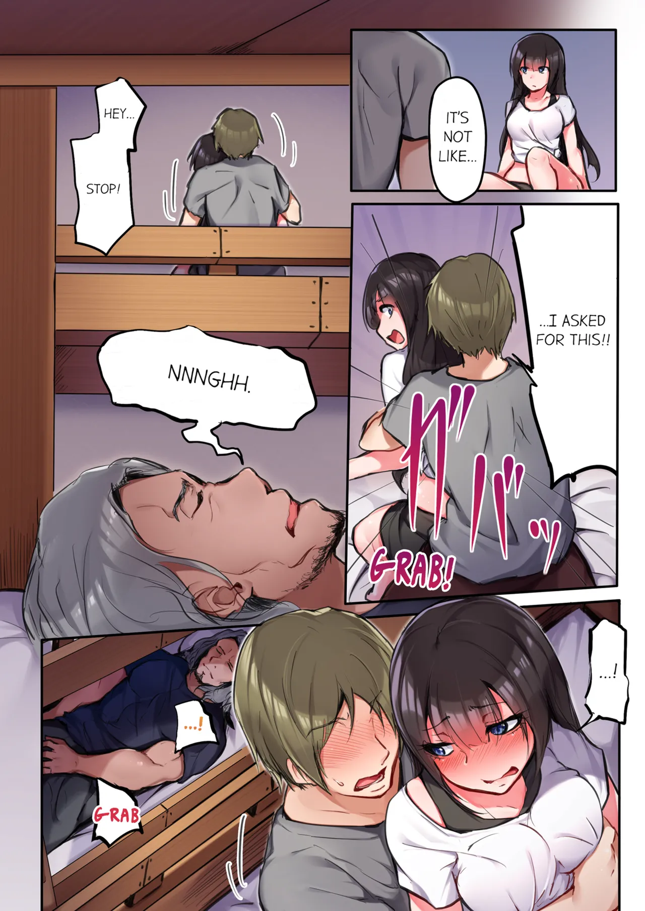 That Won't Fit...! All Night Sex with the Biggest Cock Vol.1-5 page 19 - mmf threesome group hentai manga - read online free