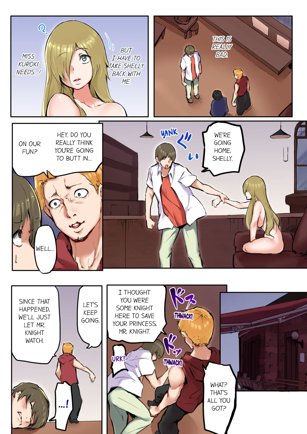 That Won't Fit...! All Night Sex with the Biggest Cock Vol.1-5 page 204 - mmf threesome group hentai manga - read online free