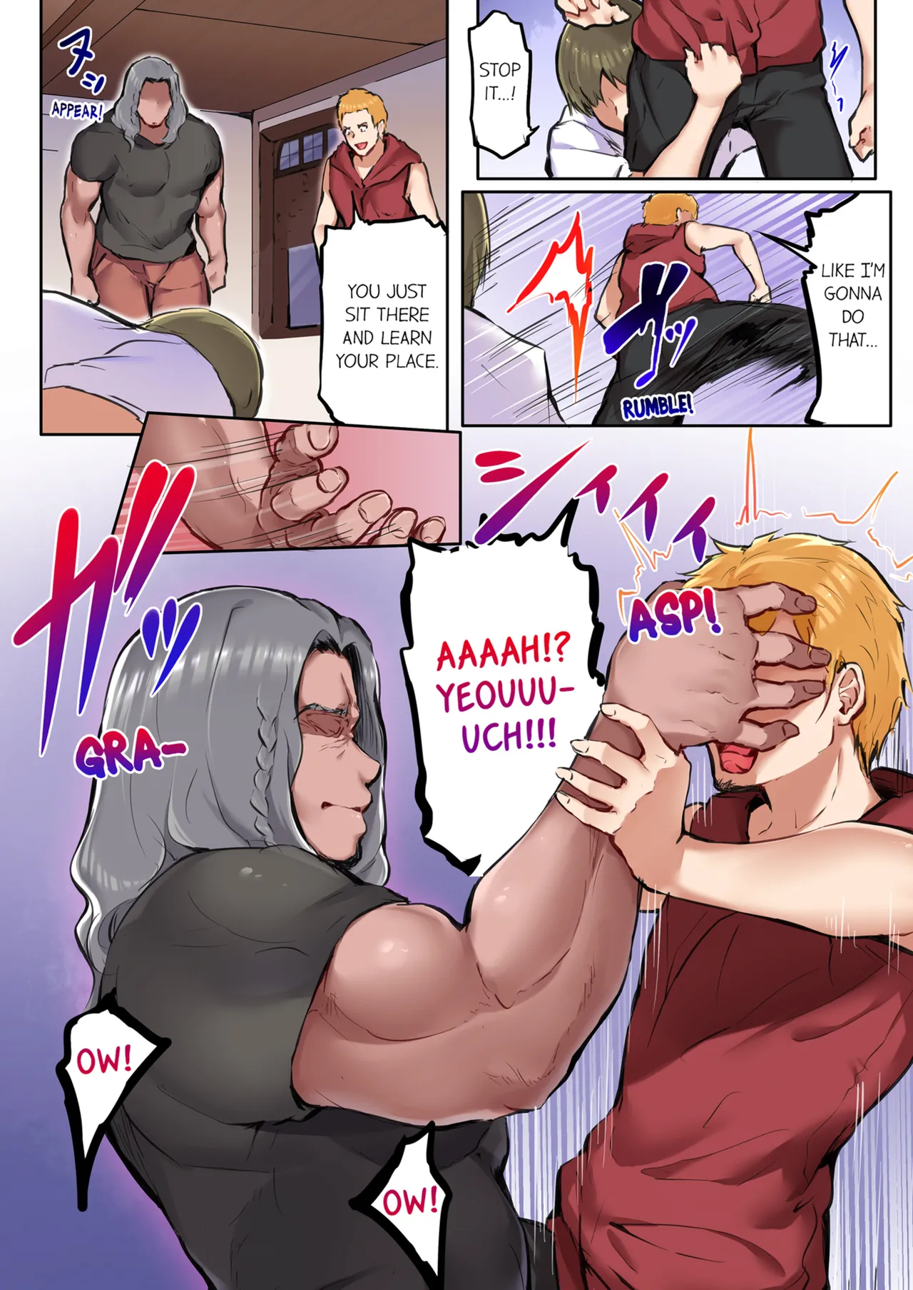 That Won't Fit...! All Night Sex with the Biggest Cock Vol.1-5 page 205 - mmf threesome group hentai manga - read online free