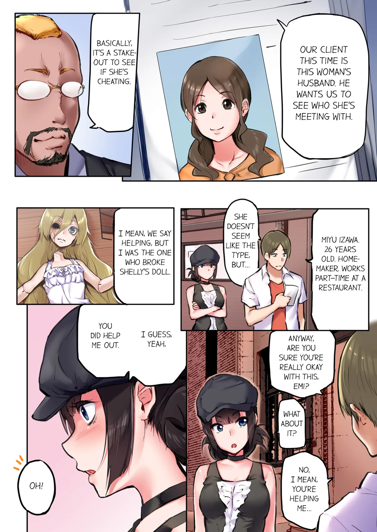 That Won't Fit...! All Night Sex with the Biggest Cock Vol.1-5 page 222 - mmf threesome group hentai manga - read online free