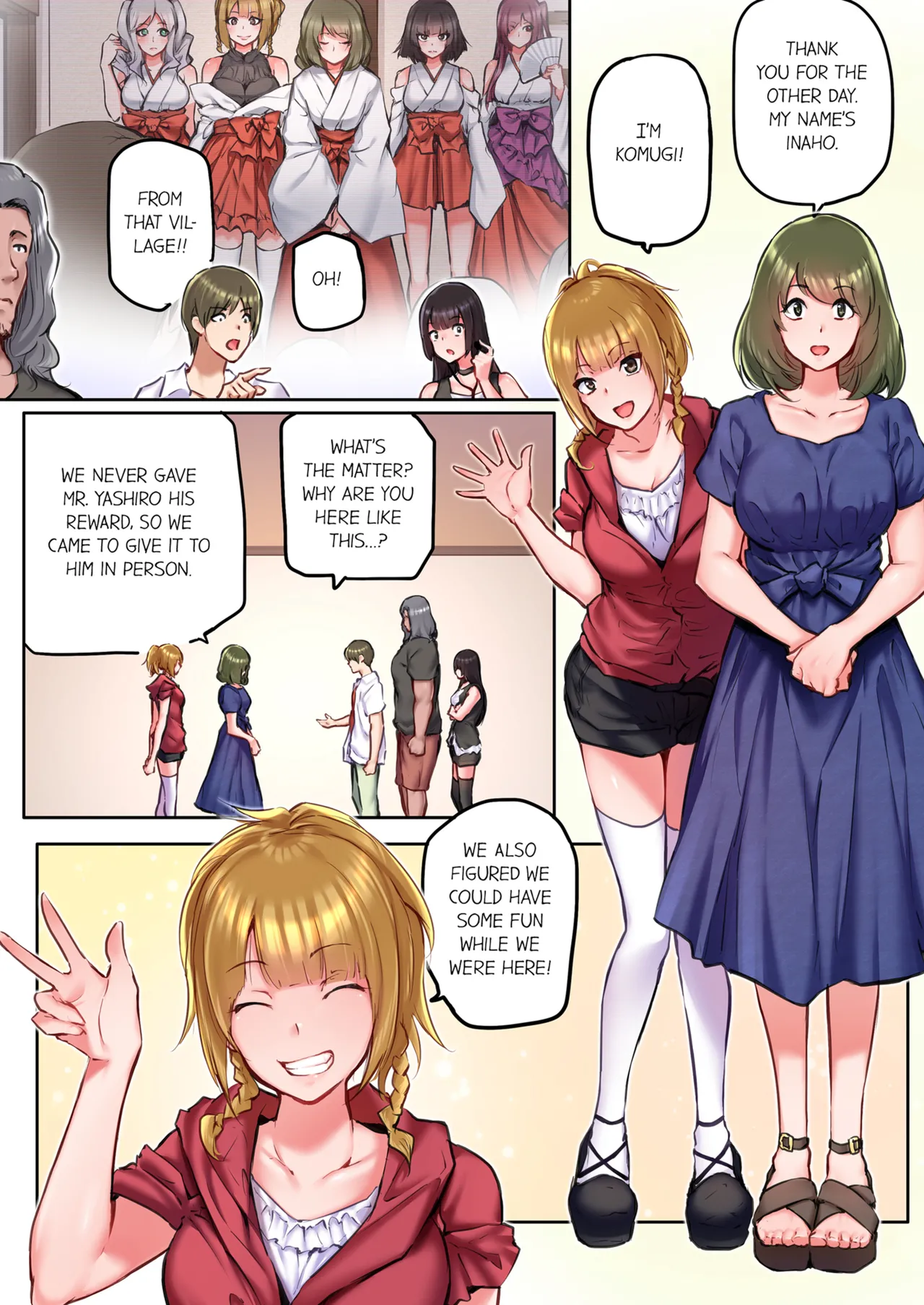That Won't Fit...! All Night Sex with the Biggest Cock Vol.1-5 page 295 - mmf threesome group hentai manga - read online free