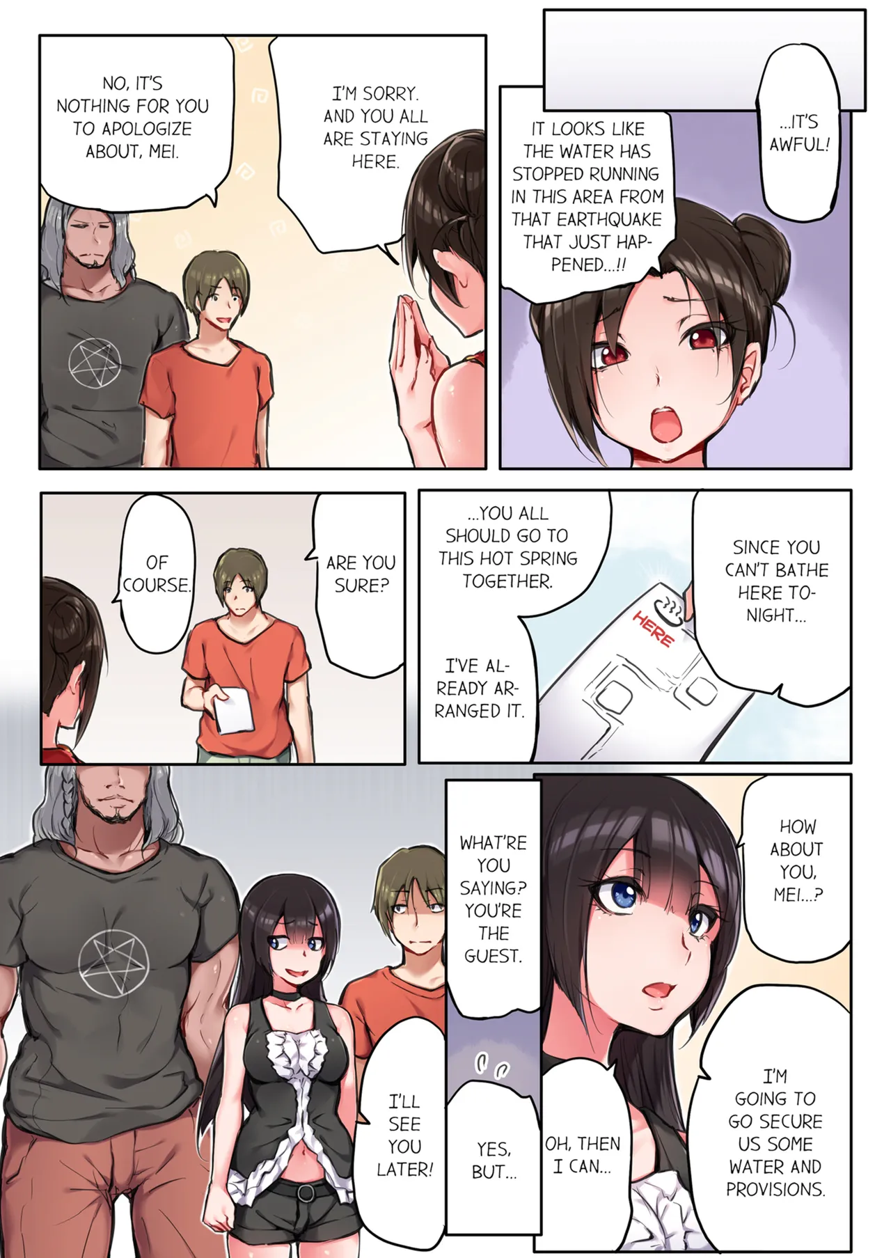 That Won't Fit...! All Night Sex with the Biggest Cock Vol.1-5 page 32 - mmf threesome group hentai manga - read online free