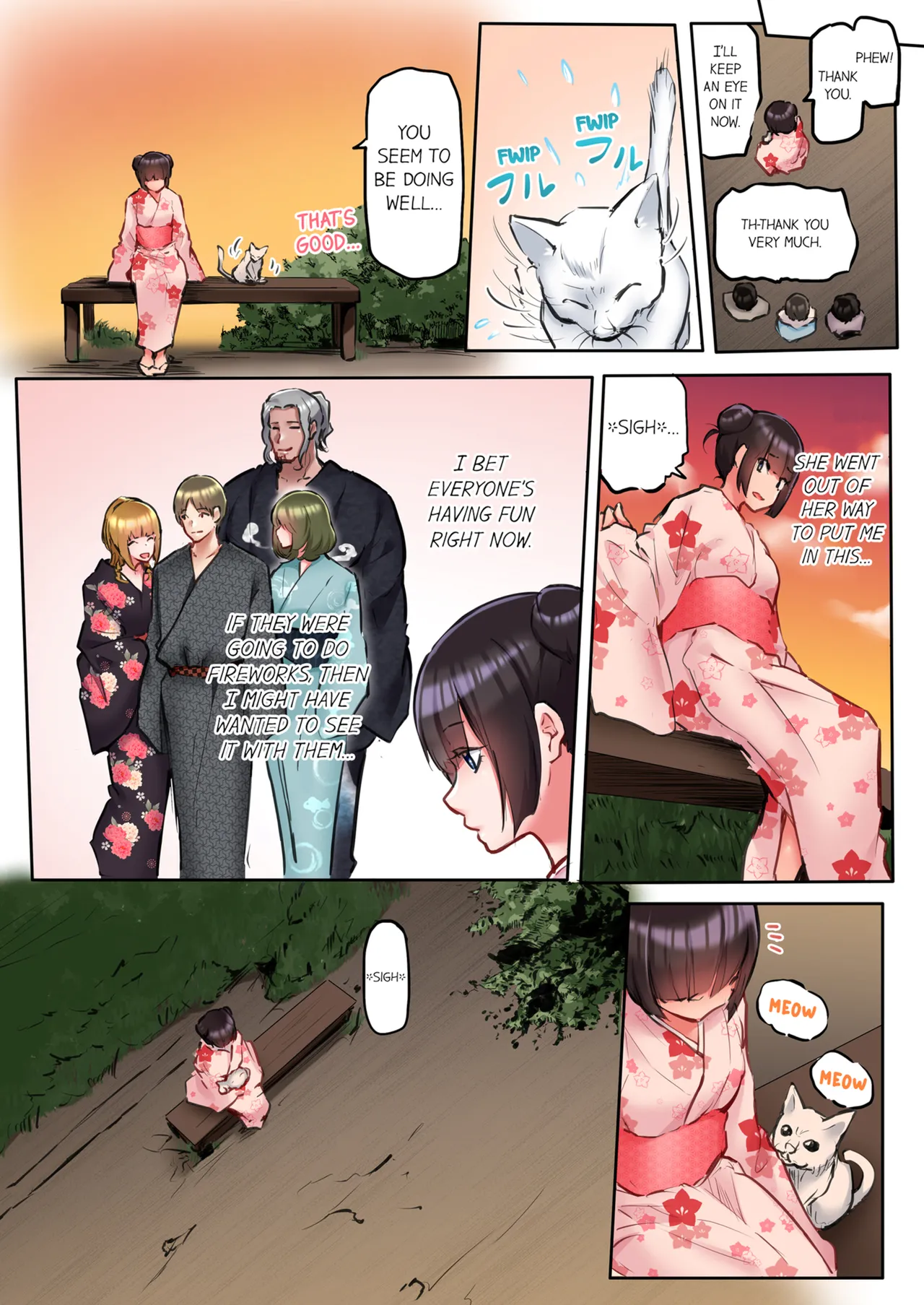 That Won't Fit...! All Night Sex with the Biggest Cock Vol.1-5 page 345 - sole female sole male hentai manga - read online free