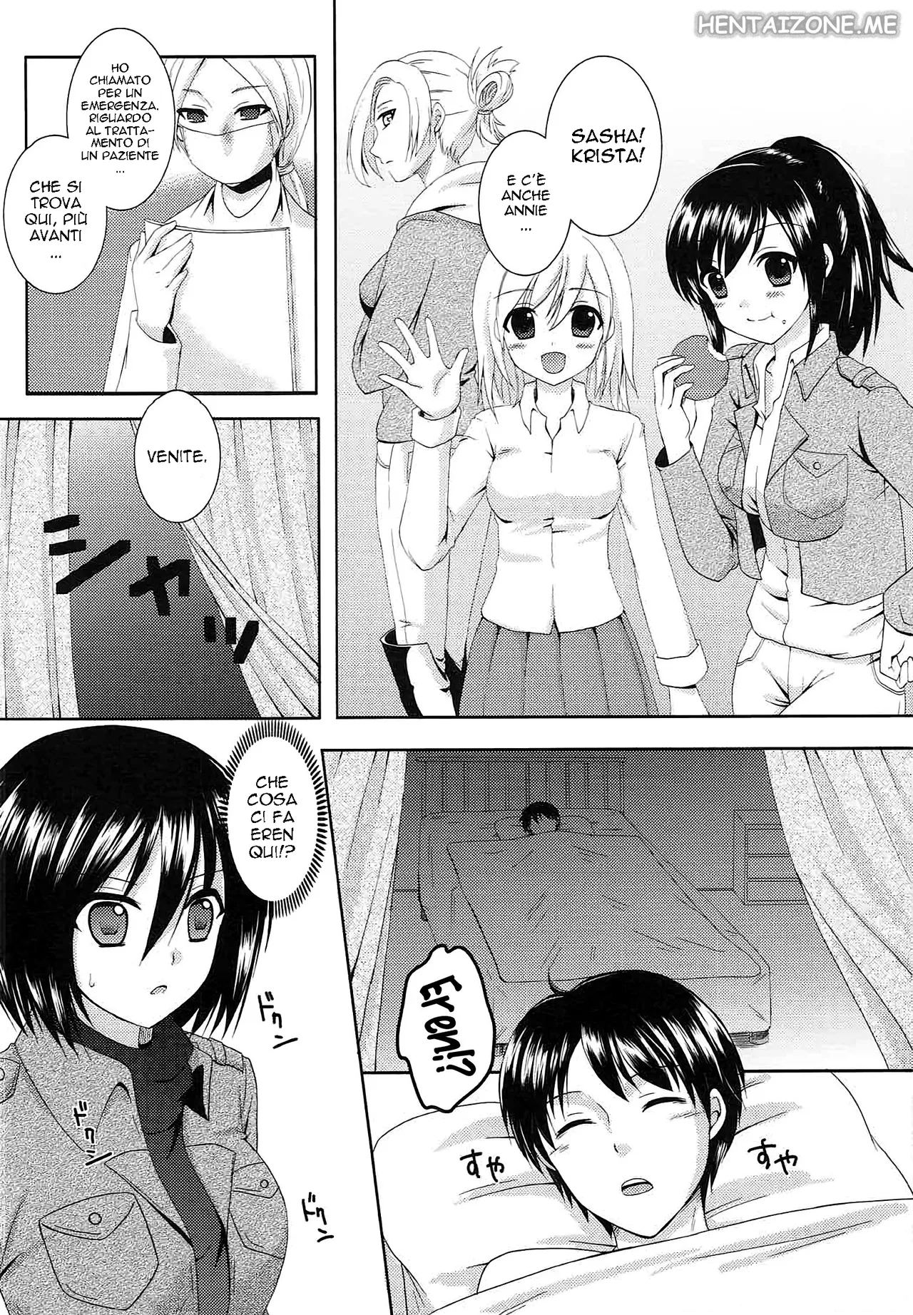 Annie leohart page 38 featuring mikasa ackerman shingeki no kyojin parody - compilation hentai manga - read online free