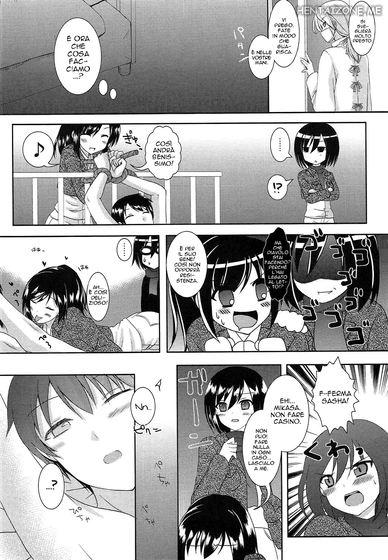 Annie leohart page 40 featuring mikasa ackerman shingeki no kyojin parody - compilation hentai manga - read online free