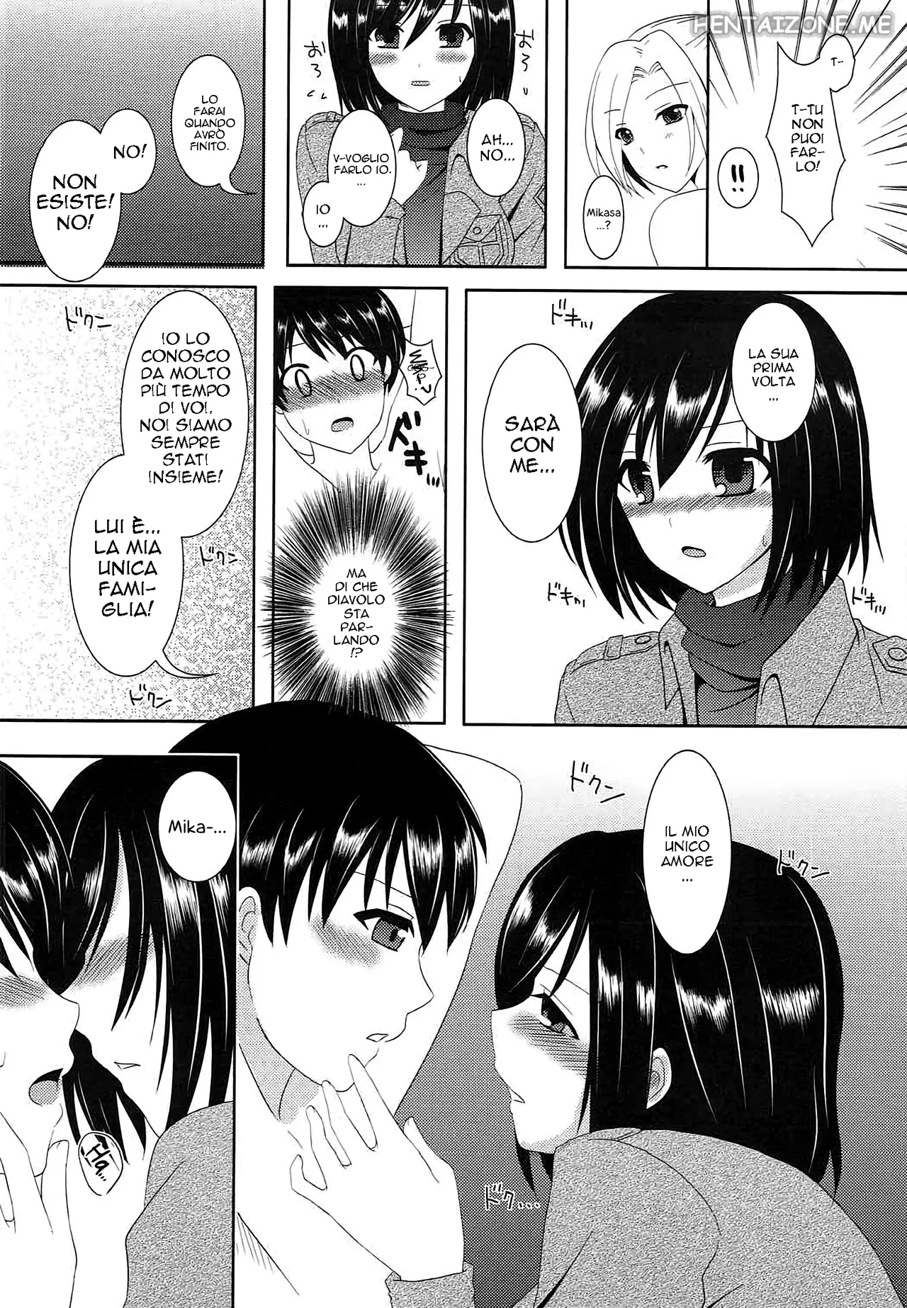 Annie leohart page 60 featuring mikasa ackerman shingeki no kyojin parody - compilation hentai manga - read online free