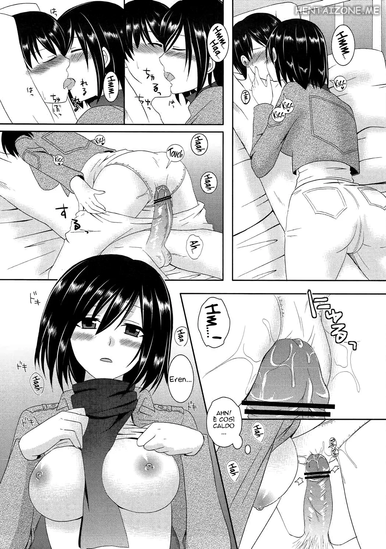 Annie leohart page 61 featuring mikasa ackerman shingeki no kyojin parody - compilation hentai manga - read online free