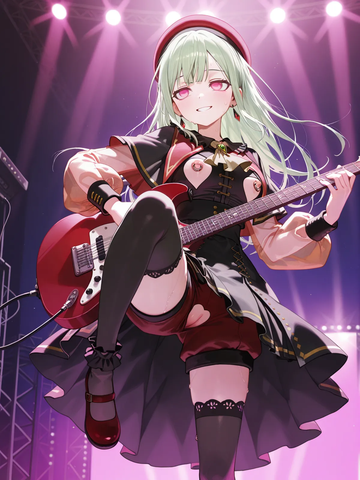 用Mortis挡刀洗脑的屑睦头人 page 49 featuring uika misumi bang dream parody - stockings yuri hentai manga - read online free