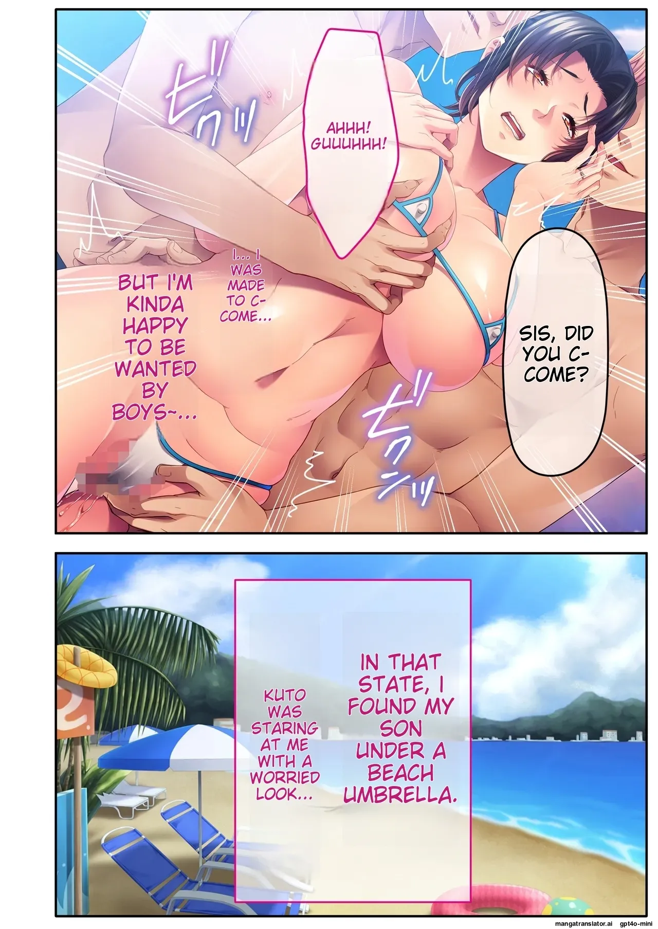 The busty promiscuous mom seduced by the playboys ~ The laid-back stepmom transforms a beach babe! Mosaic Comic Compilation page 11 original parody - milf big breasts hentai manga - read online free