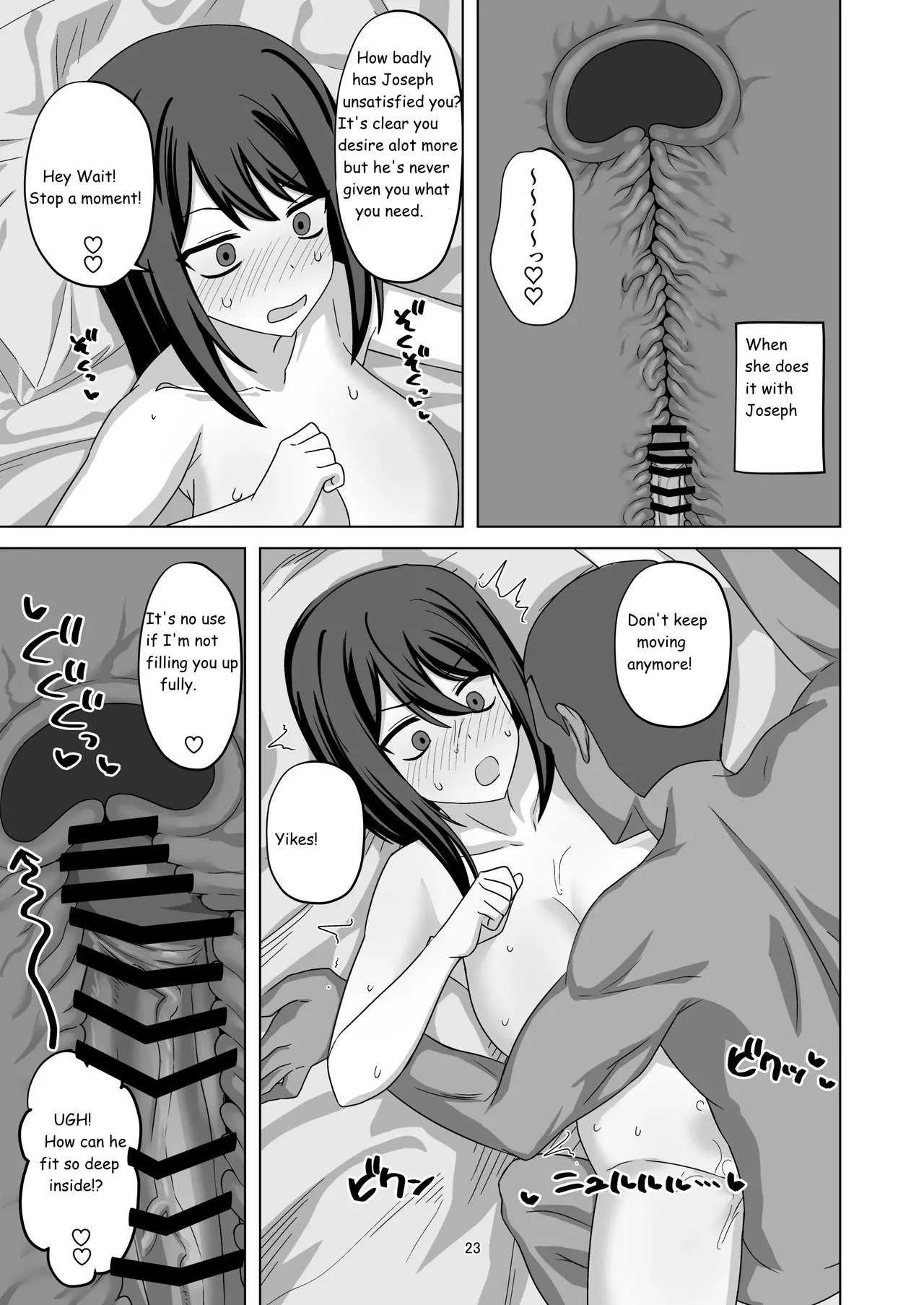 Expressionless Cuckolding with Netorase page 23 original parody - handjob kissing hentai manga - read online free