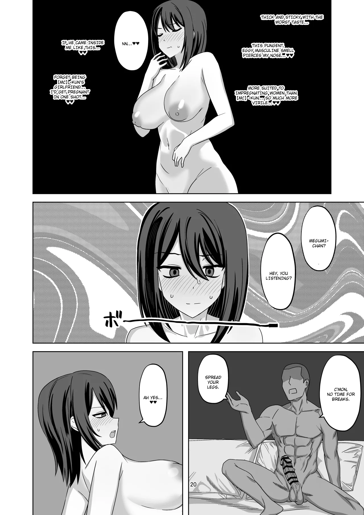Muhyoujou-kko Netorase Takuran | Poker Faced Girlfriend's Cuckolding and Breeding page 20 original parody - sole female nakadashi hentai manga - read online free