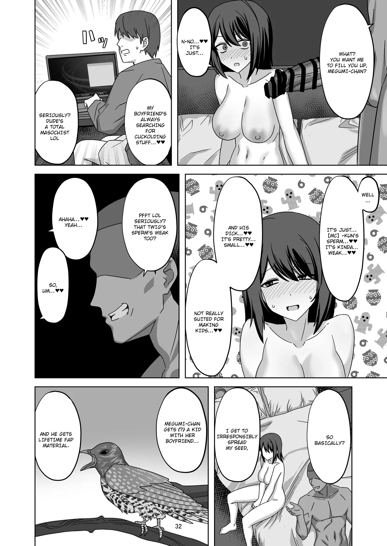 Muhyoujou-kko Netorase Takuran | Poker Faced Girlfriend's Cuckolding and Breeding page 32 original parody - sole female nakadashi hentai manga - read online free