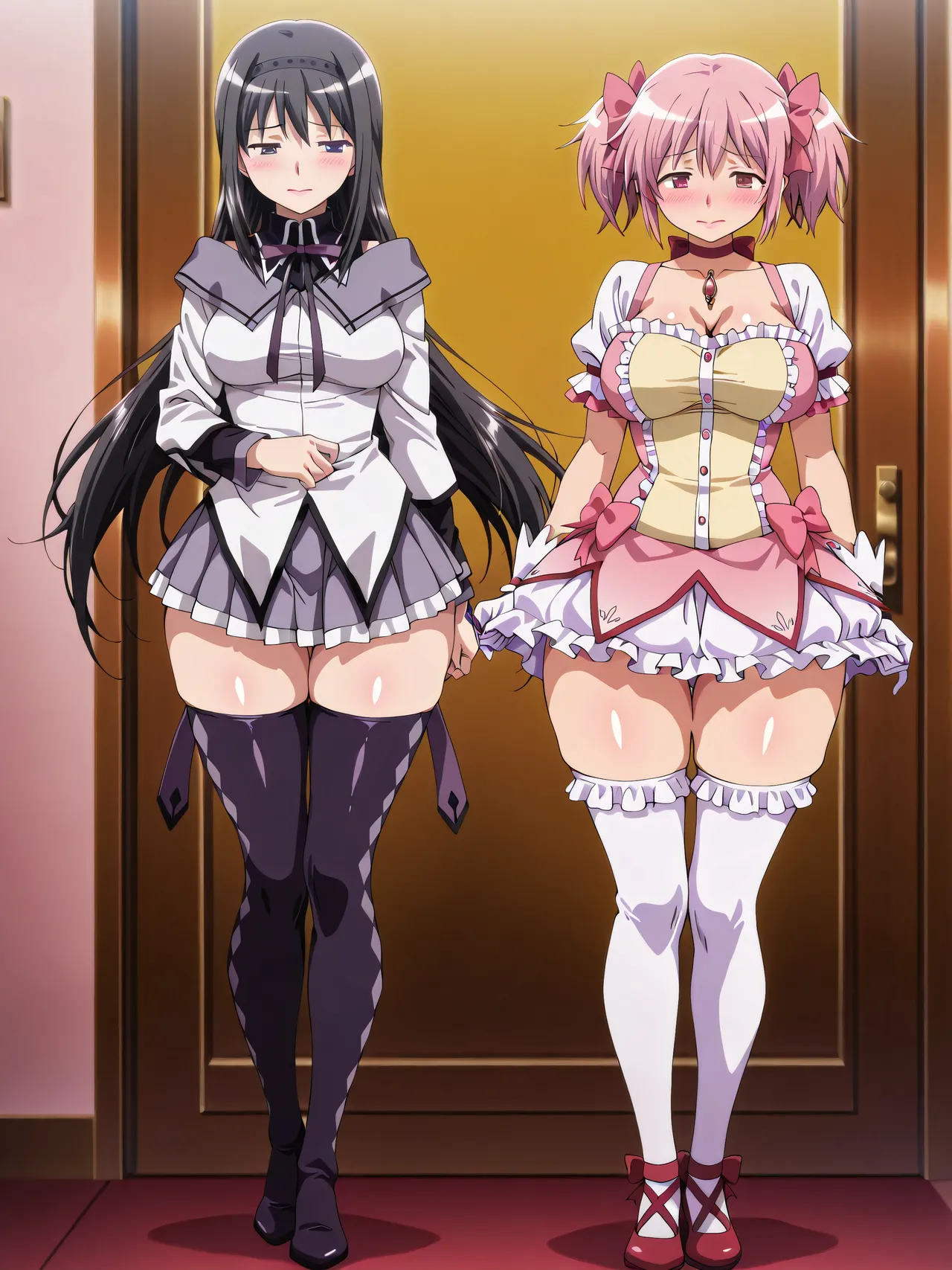 Madoka Kaname x Homura Akemi page 11 featuring homura akemi puella magi madoka magica parody - strap-on females only hentai manga - read online free