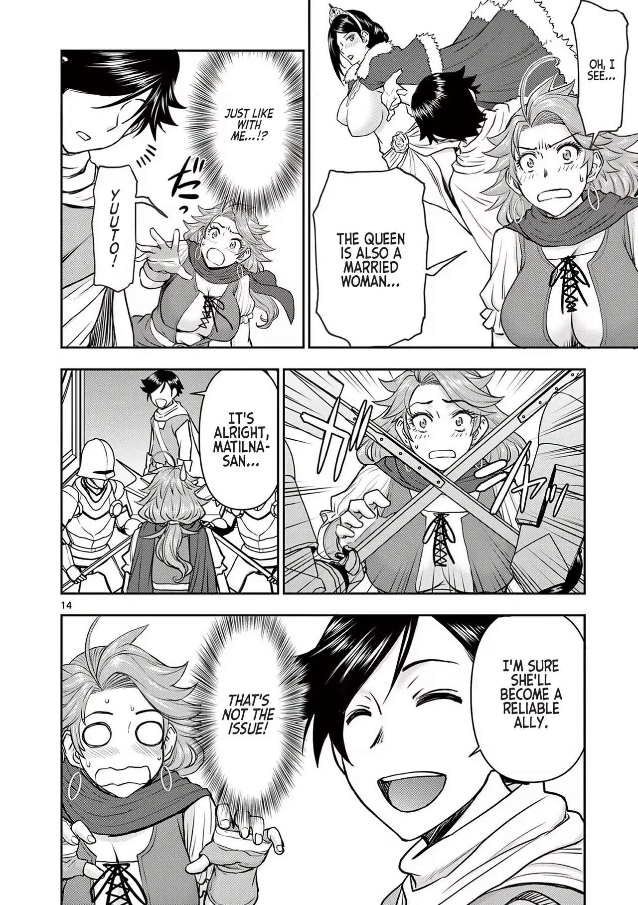 [Ooi Masakazu / Inomaru] Isekai Furin ll ~Michibika Reshi Hitodzuma Tachi to Bukiyo Tensei Yuusha~vol 01 [English] page 102 - milf big breasts hentai manga - read online free