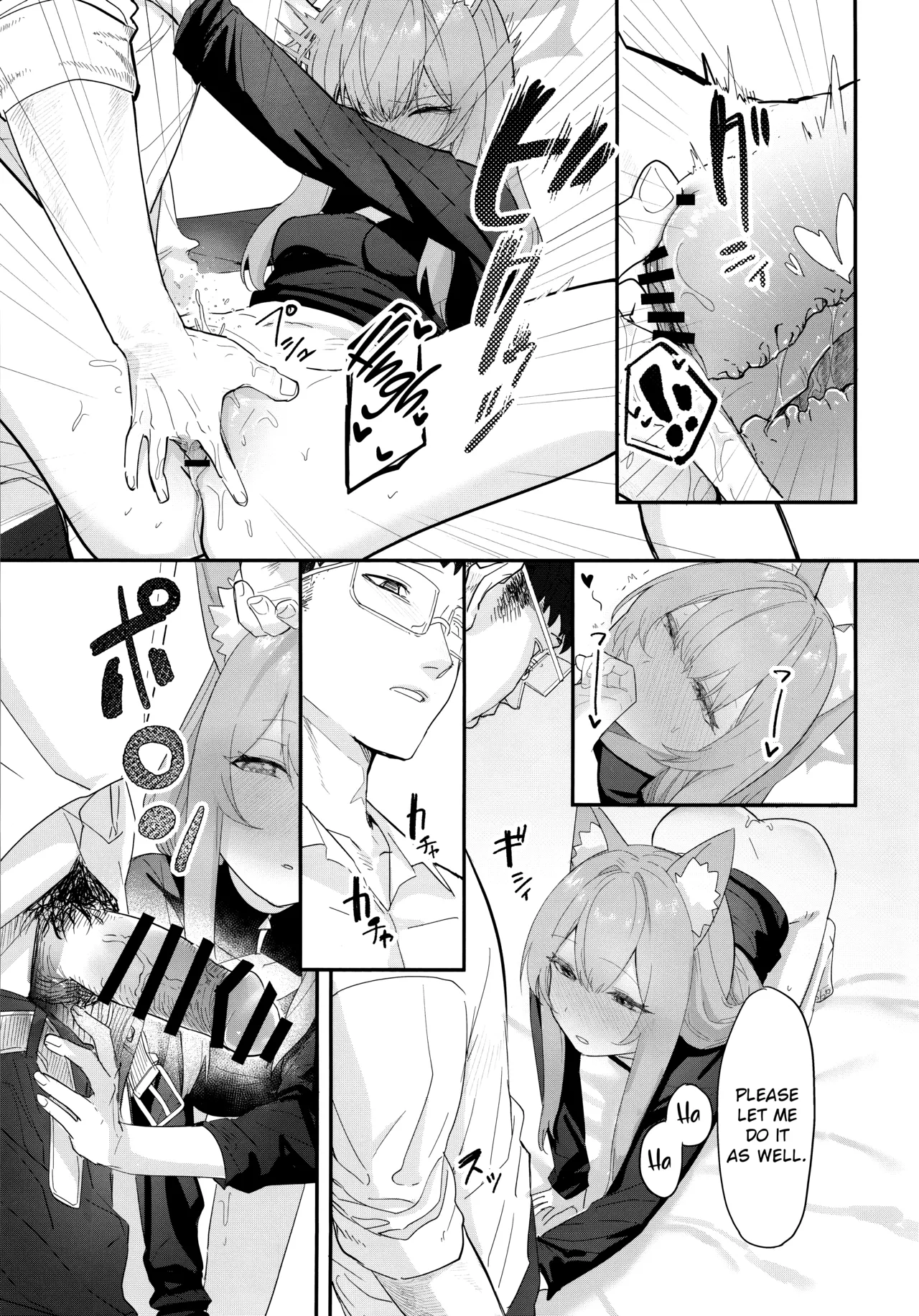 Dasei | Let it out/Falling into sin page 12 featuring mari iochi blue archive parody - glasses urination hentai manga - read online free