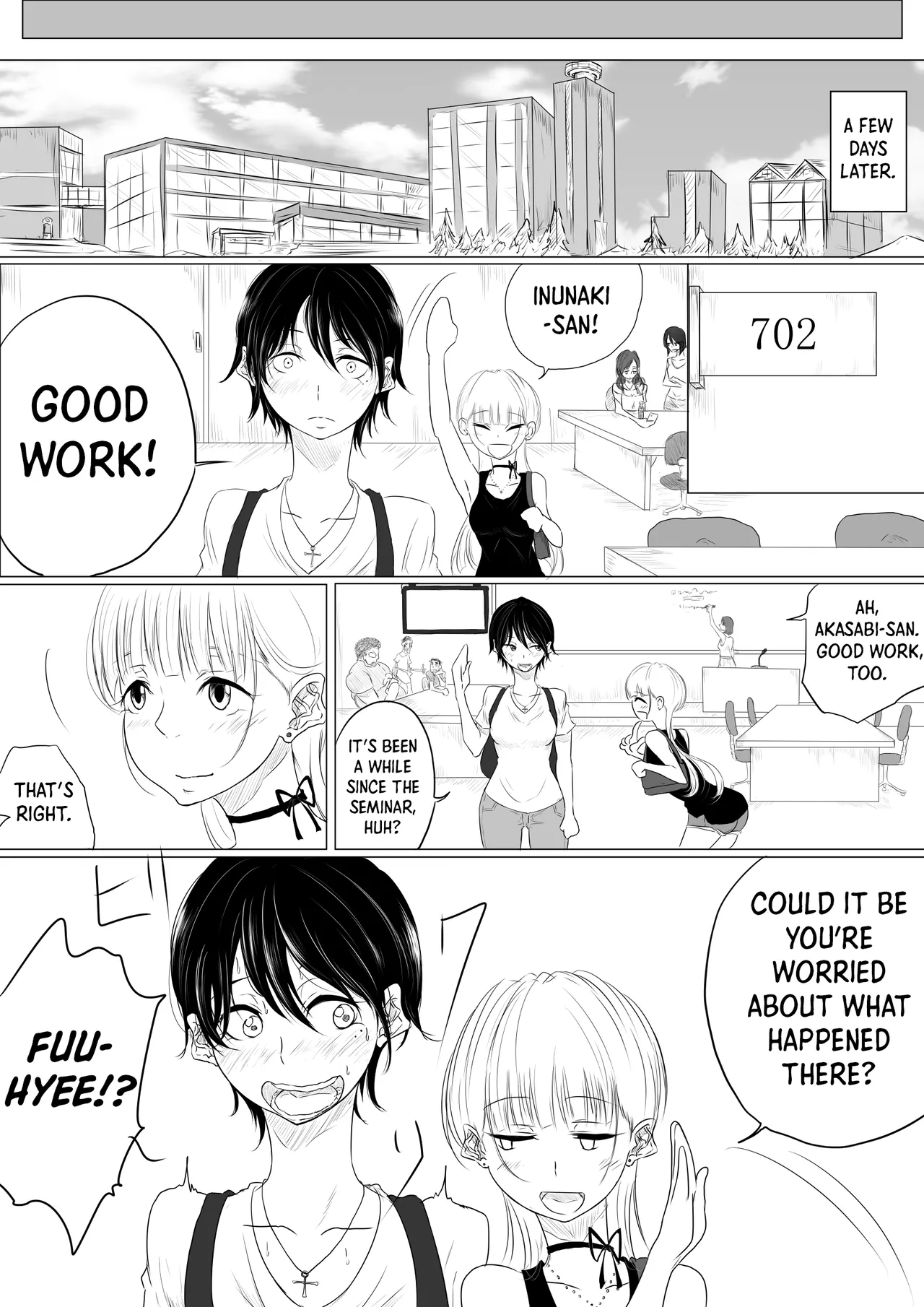 DANCE WITH THE FEAR page 18 original parody - females only yuri hentai manga - read online free