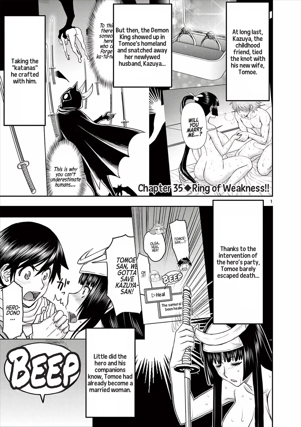 [Ooi Masakazu / Inomaru] Isekai Furin ll ~Michibika Reshi Hitodzuma Tachi to Bukiyo Tensei Yuusha~vol 05 [English] page 39 - full censorship big penis hentai manga - read online free