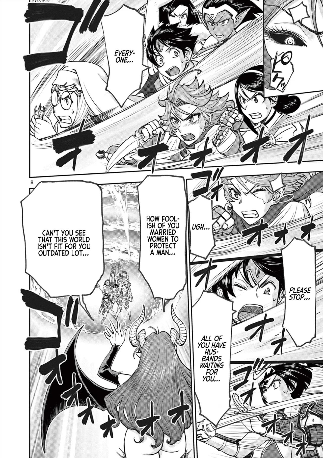 [Ooi Masakazu / Inomaru] Isekai Furin ll ~Michibika Reshi Hitodzuma Tachi to Bukiyo Tensei Yuusha~vol 08 [English] page 121 - milf big breasts hentai manga - read online free