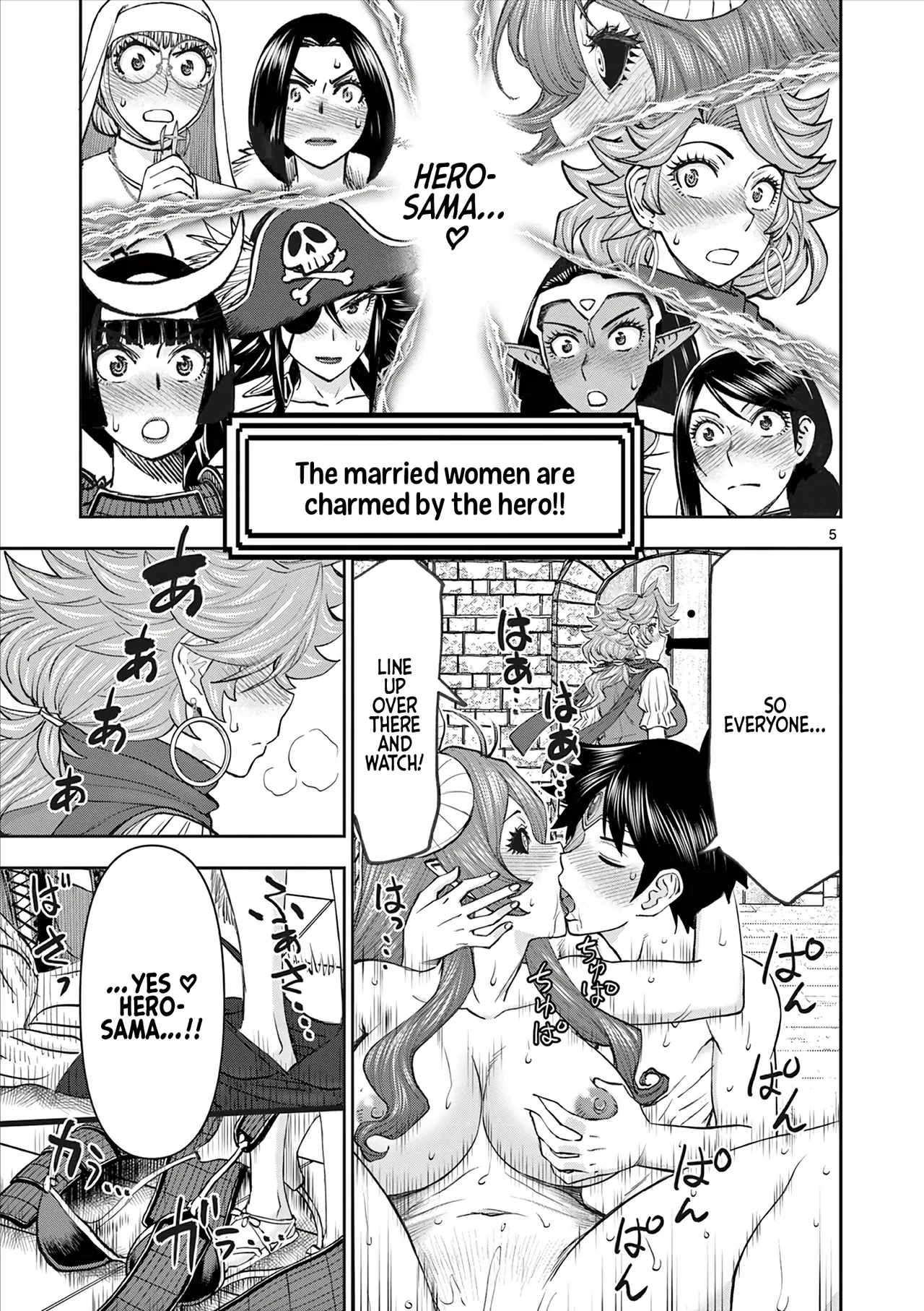 [Ooi Masakazu / Inomaru] Isekai Furin ll ~Michibika Reshi Hitodzuma Tachi to Bukiyo Tensei Yuusha~vol 09 [English] page 63 - full censorship big breasts hentai manga - read online free