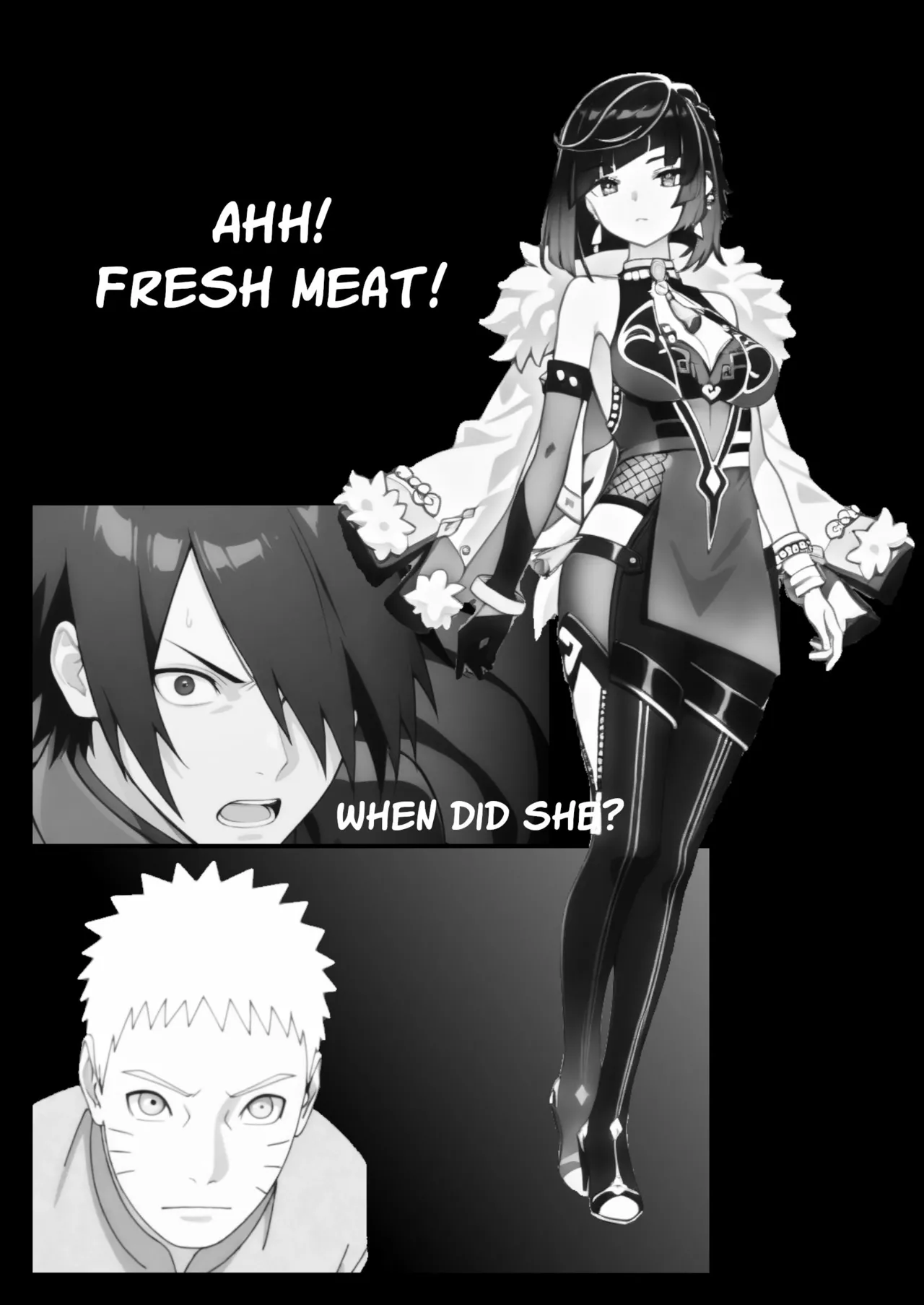 CONVERGED HORNY REALMS: Does this count as a Foursome? page 10 featuring naruto uzumaki naruto parody - ai generated hentai manga - read online free