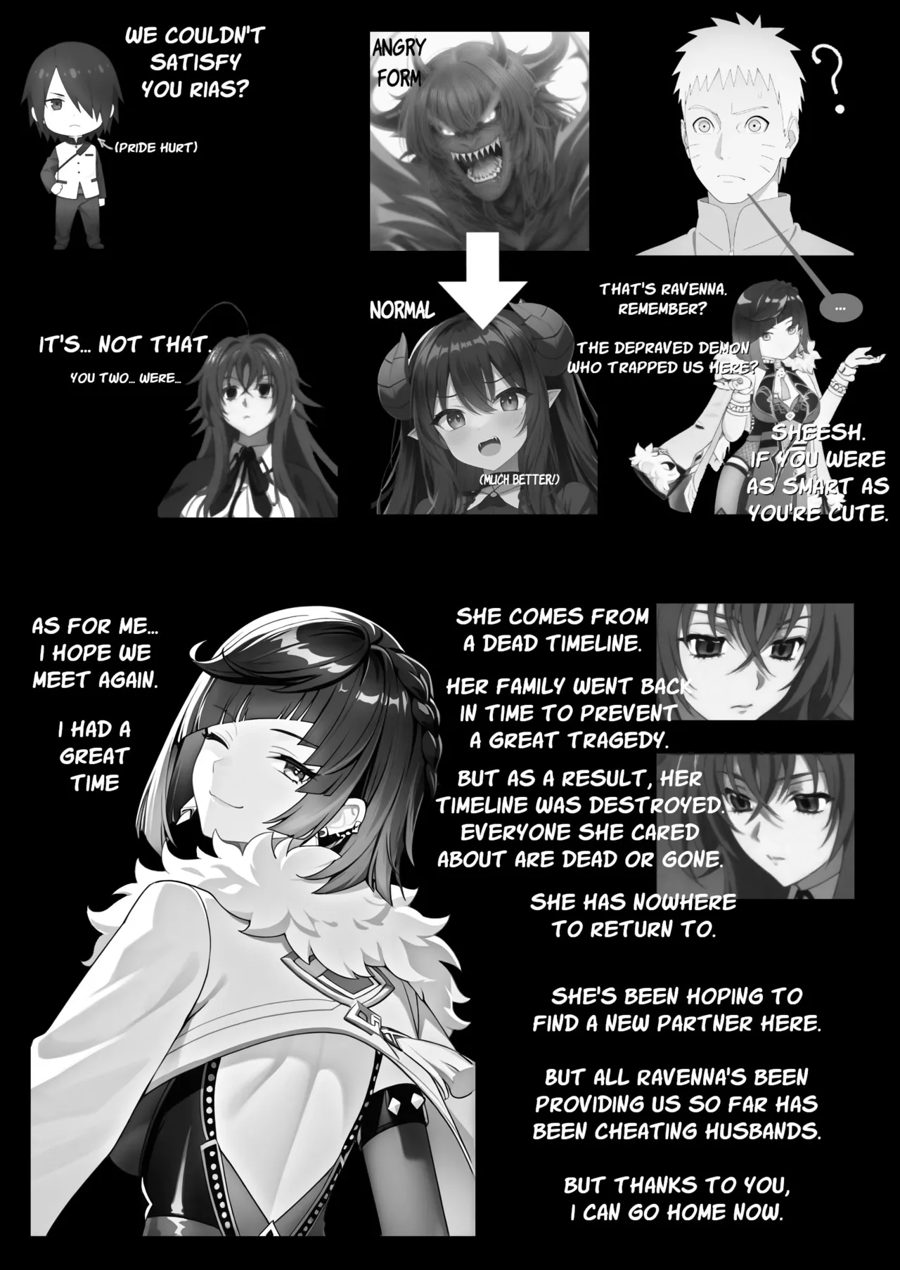 CONVERGED HORNY REALMS: Does this count as a Foursome? page 44 featuring yelan naruto parody - ai generated hentai manga - read online free