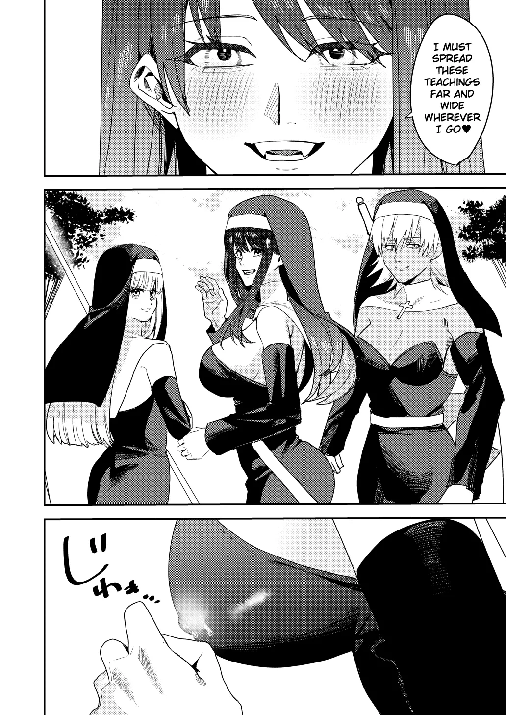 Yuusha Party Ero Shuukyou ni Ochiru | The Hero Party Falls to an Erotic Cult page 31 original parody - big breasts nun hentai manga - read online free