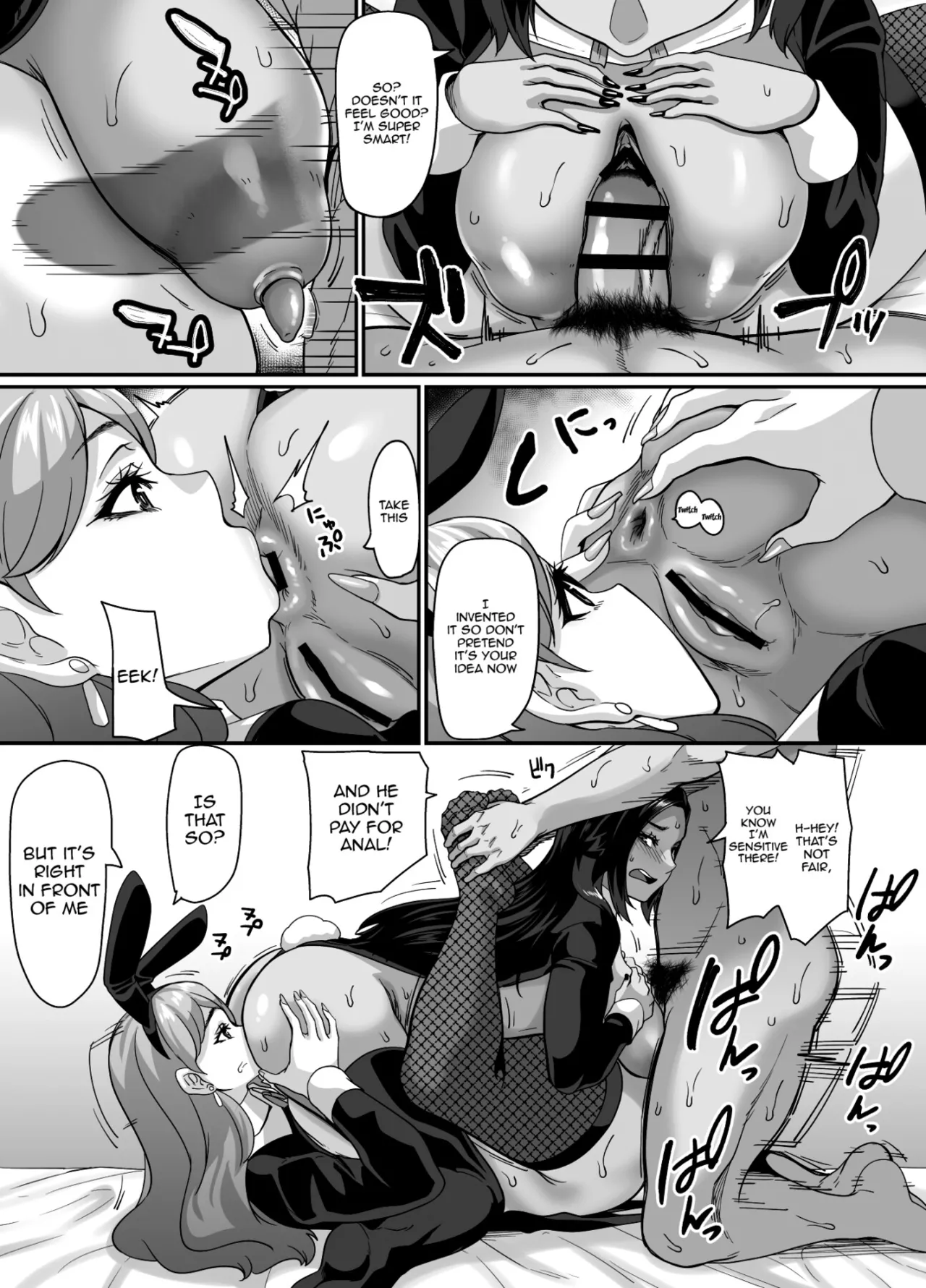 Gyaku Bunny Cast no Tare Chichi Deka Nyuurin ni Hasamaretai page 40 original parody - big breasts group hentai manga - read online free