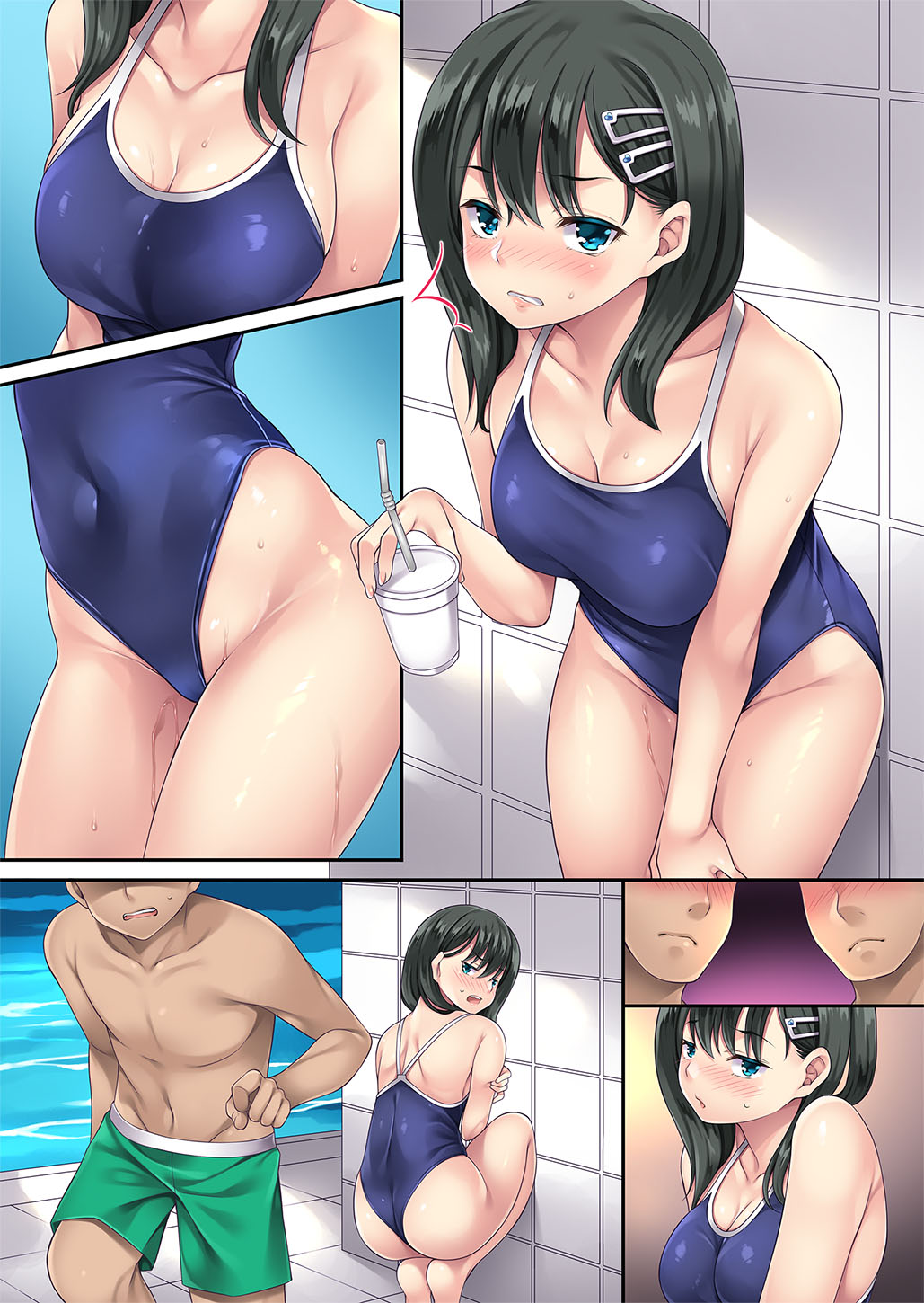 Kateinai Saimin Soushuuhen page 399 original parody - maid handjob hentai manga - read online free