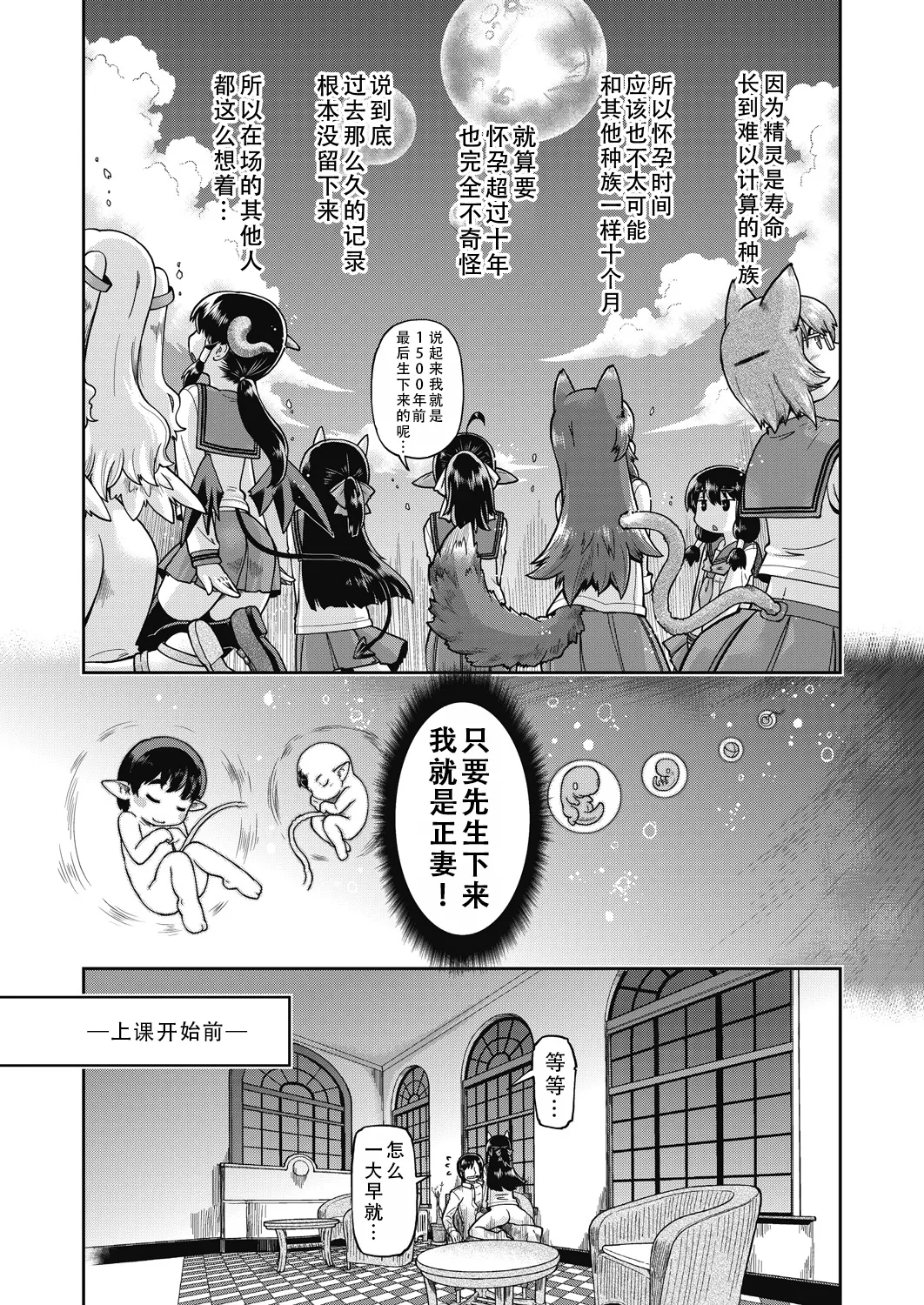 Isekainitenshitara Sokoha Ishuzoku JC Harem Deshita！ | 转移到异世界以后发现是异种族JC后宫！ page 125 - kemonomimi tankoubon hentai manga - read online free
