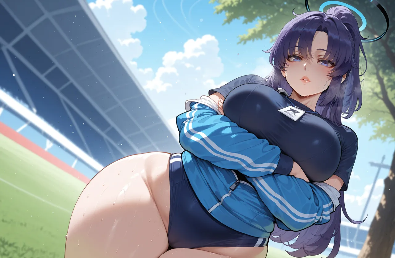 [Miyu Ai] Hayase Yuuka (Track): After Practice [Ai Generated] page 15 featuring yuuka hayase blue archive parody - sole female sole male hentai manga - read online free