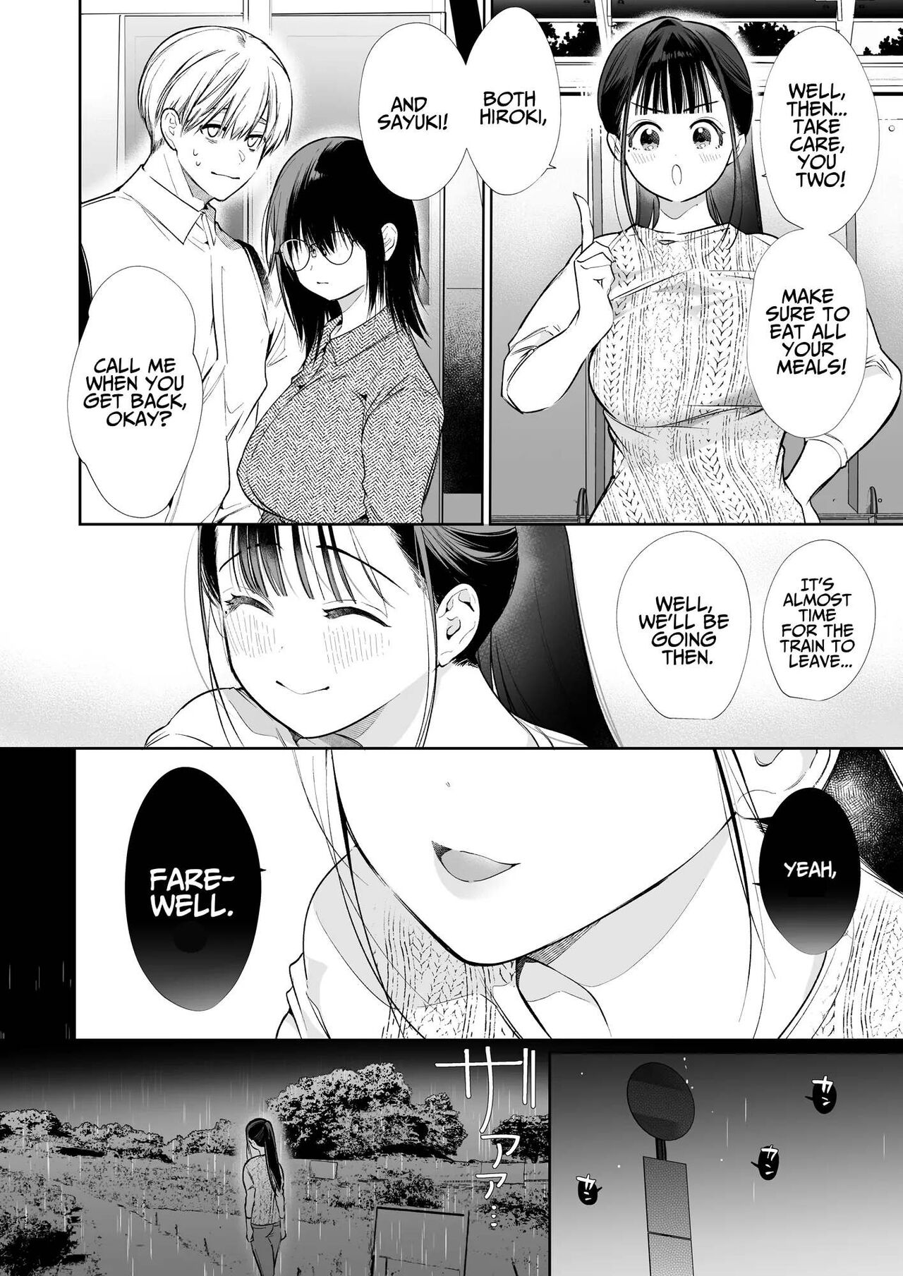 [Yatomomin (Yamamoto Tomomitsu)] Nao-chan NTR ~Suki ni Natta Hito wa, Osananajimi no Otou-san Deshita.~ | Nao-chan NTR - The Person I Fell in Love with was my Childhood friend's Father.~ [English] page 13 original parody - kissing cunnilingus hentai manga - read online free